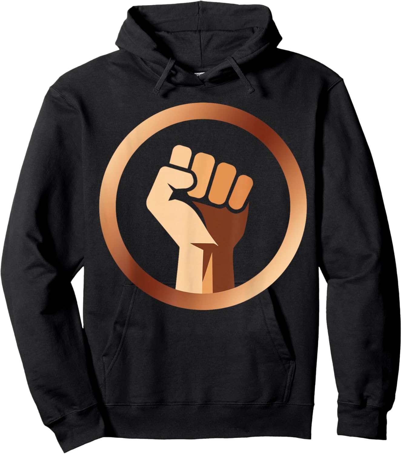 Melanin Fist Black History Month Afro American African Pride Hoodie - Hoodie | Black