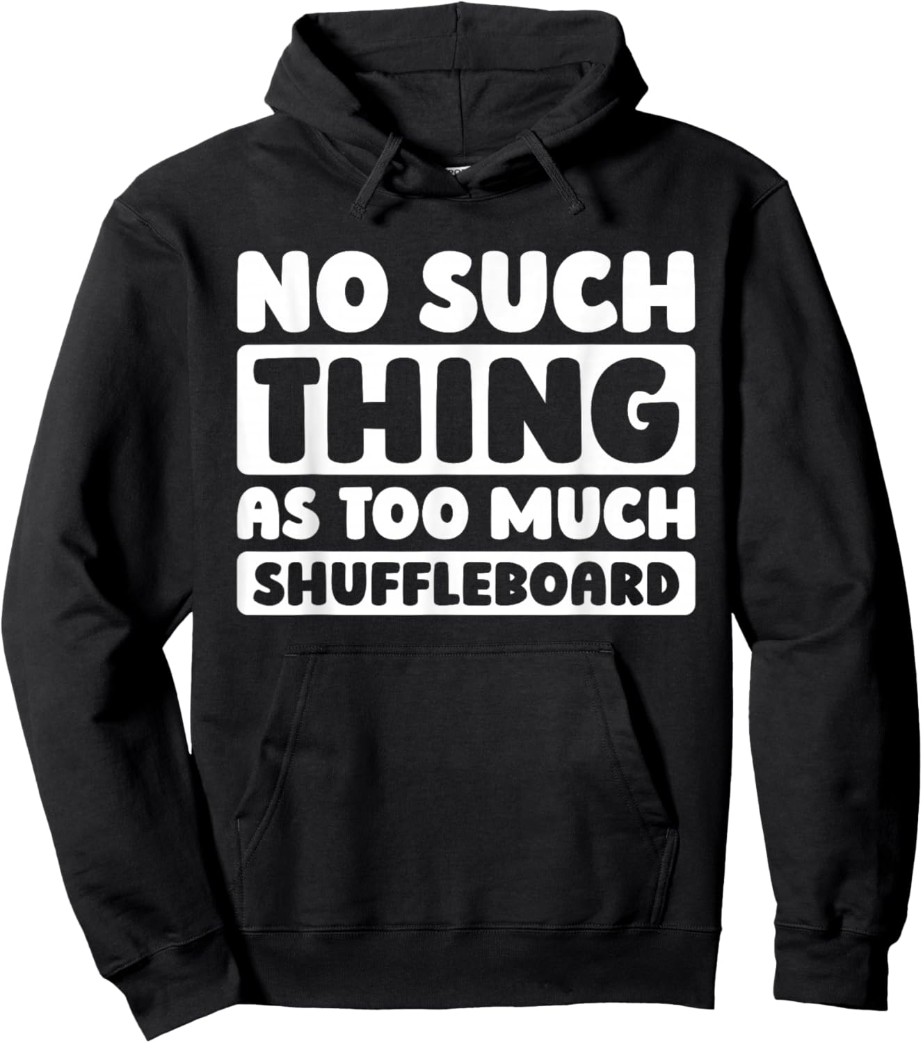 Pucks Table Game - Strategy Shuffleboard Hoodie - Hoodie | Black