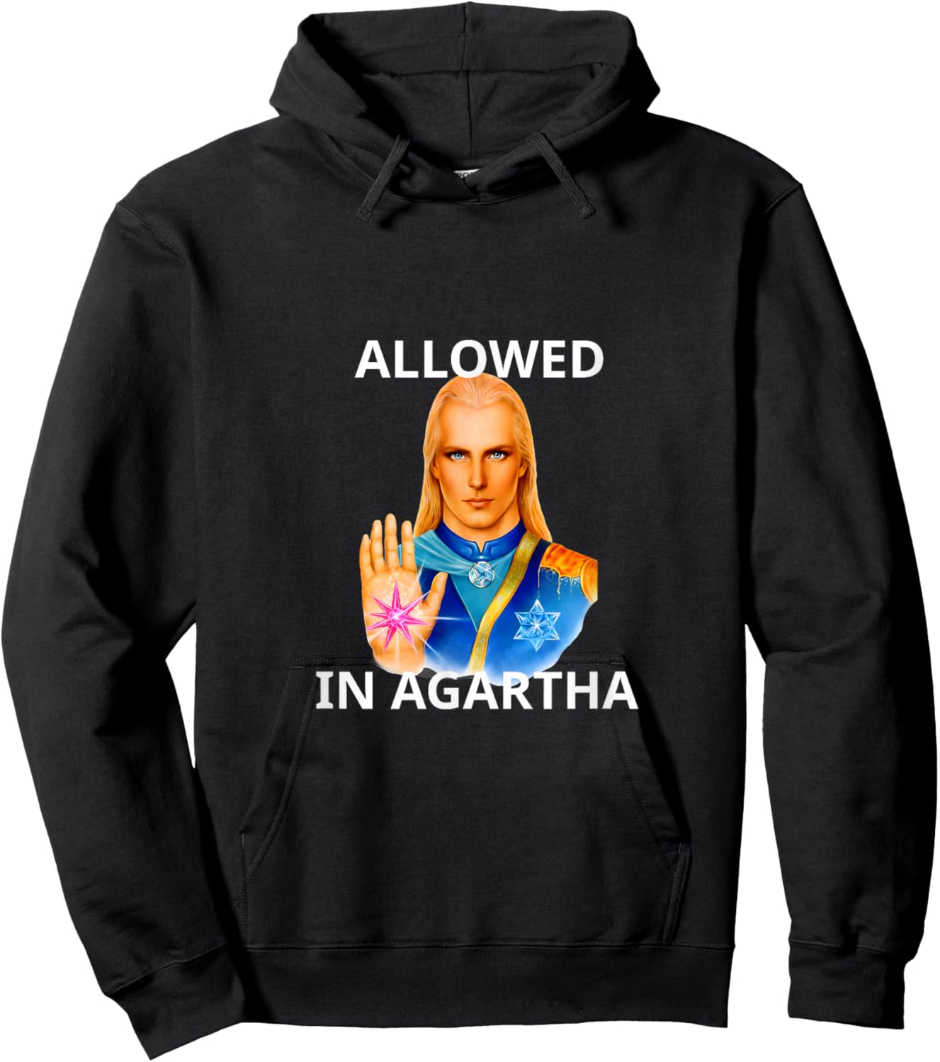 Agartha Ashtar | Meme Hoodie - Hoodie | Black