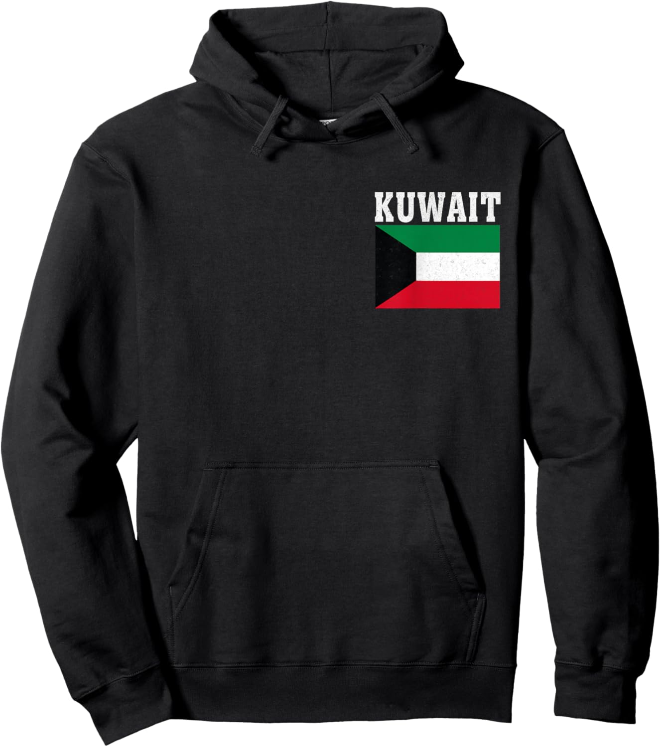 Kuwait Flag Patriotic National Roots Souvenir Hoodie - Hoodie | Black