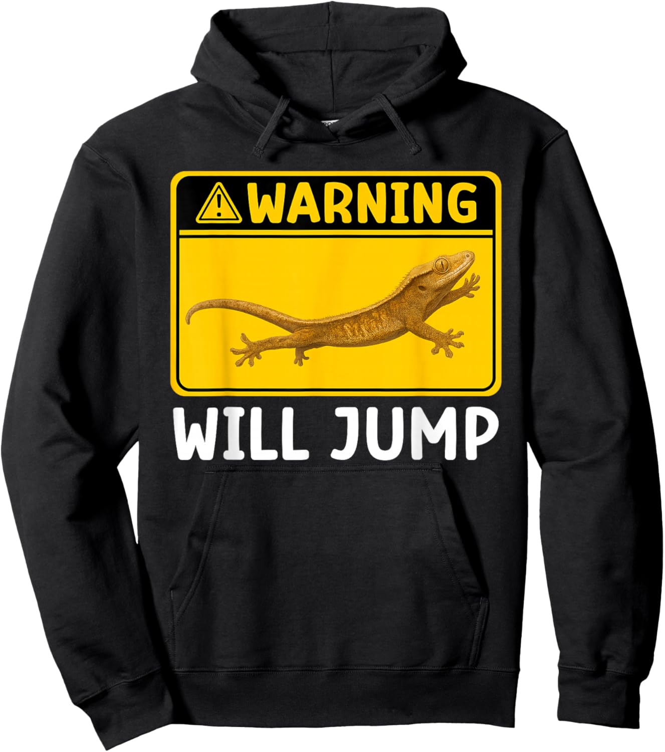 Will Jump Crested Gecko Owner Crestie Lover Hoodie - Hoodie | Black