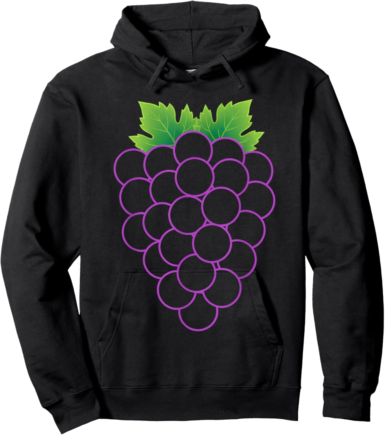 Grapes Costume Halloween Fruit Salad Lover Hoodie - Hoodie | Black