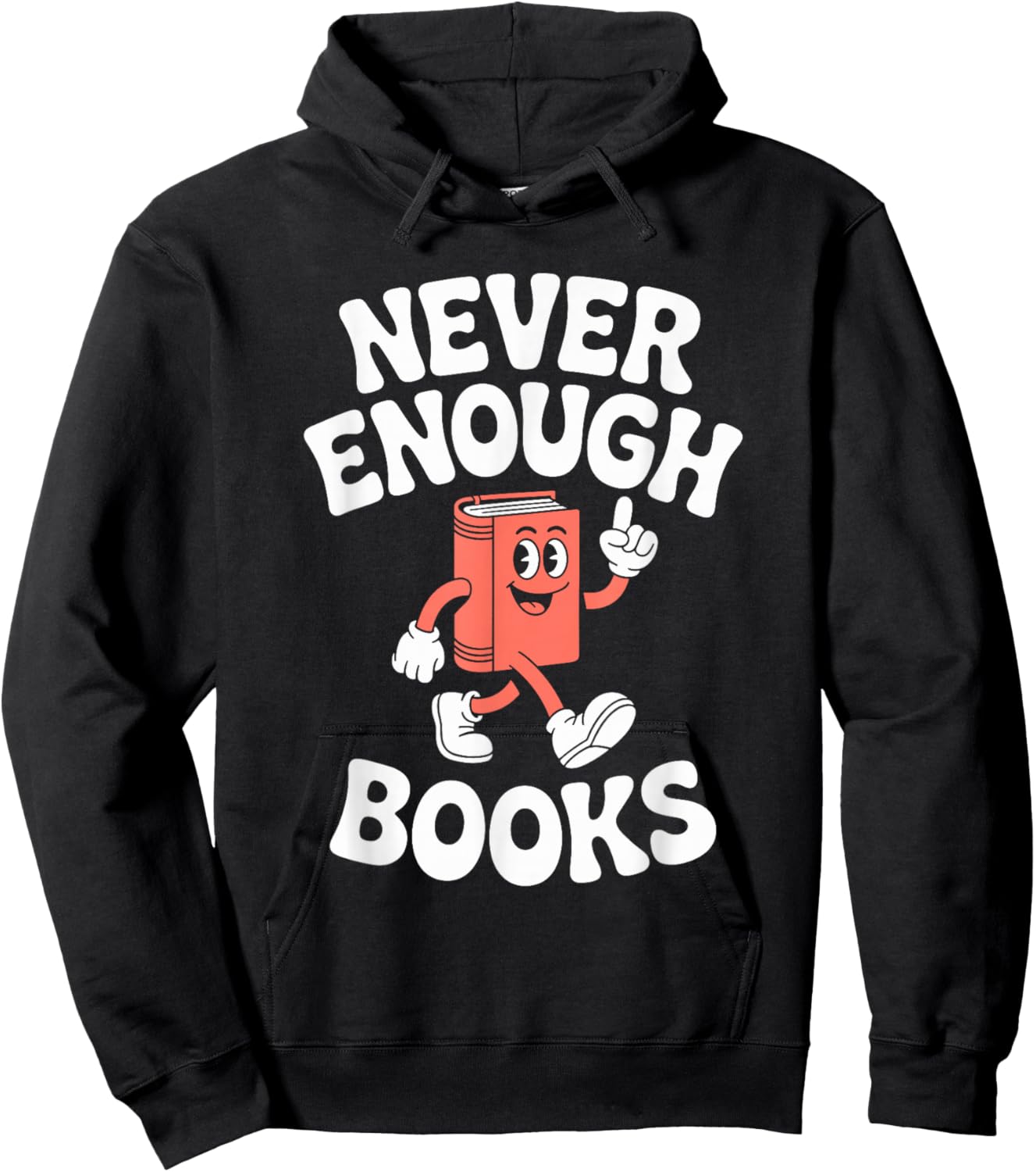 Funny Books or Book Reading Retro Hoodie - Hoodie | Black