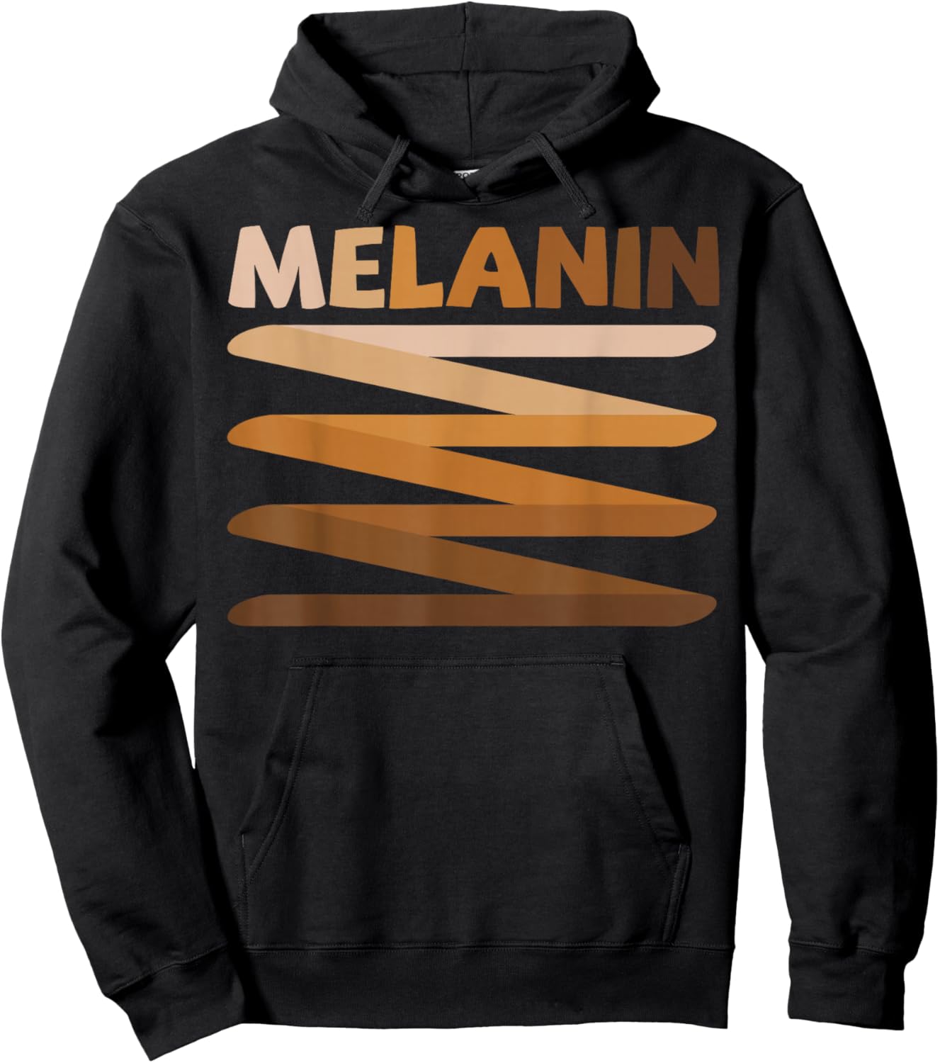 Melanin Black Queen King African American Man Women Girl Hoodie - Hoodie | Black