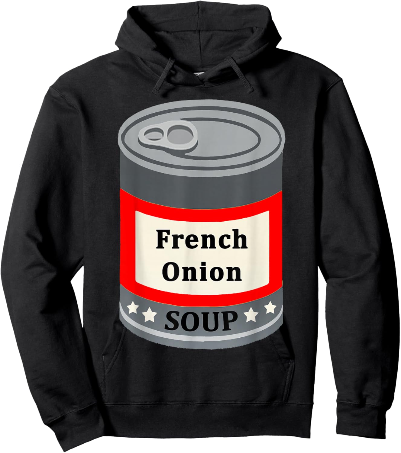 French Onion Canned Soup Easy Lazy Funny Halloween Costume Hoodie - Hoodie | Black