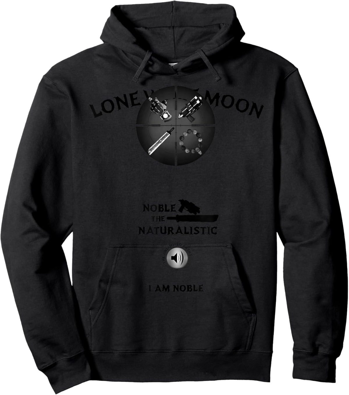 I am Noble Hoodie - Hoodie | Black