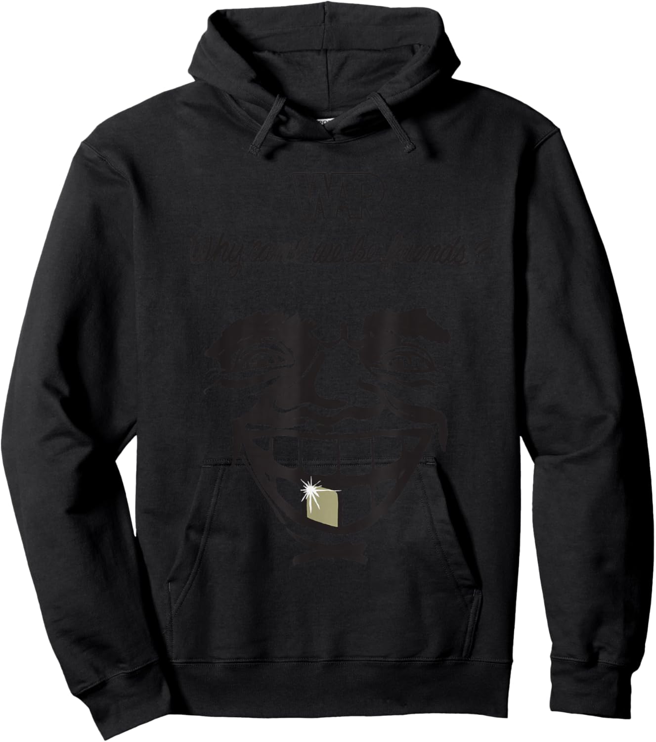 WAR Why Can't We Be Friends Hoodie - Hoodie | Black