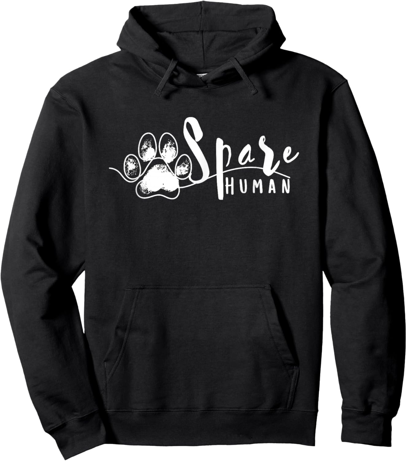 Spare Human Funny Pet Lover Hoodie - Hoodie | Black