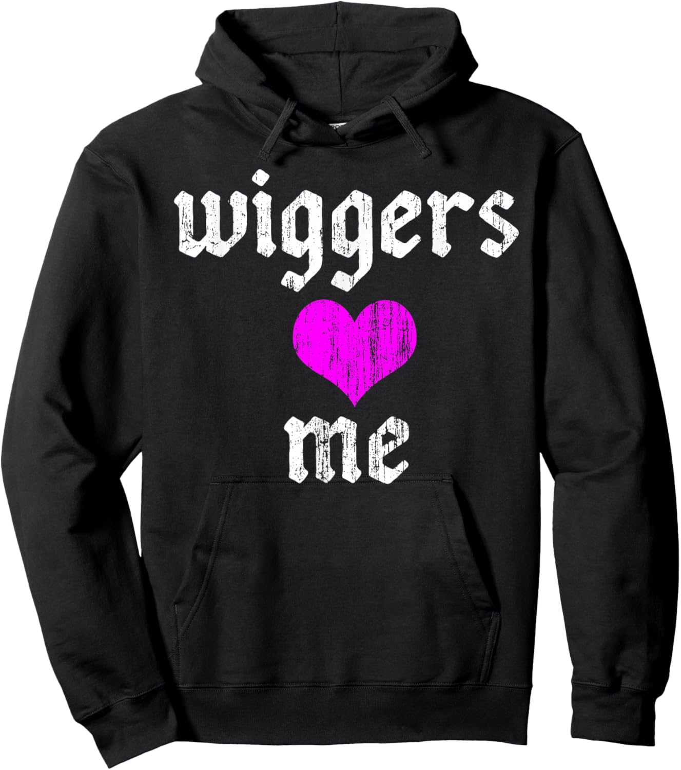 Wiggers Love me Vintage Hoodie - Hoodie | Black