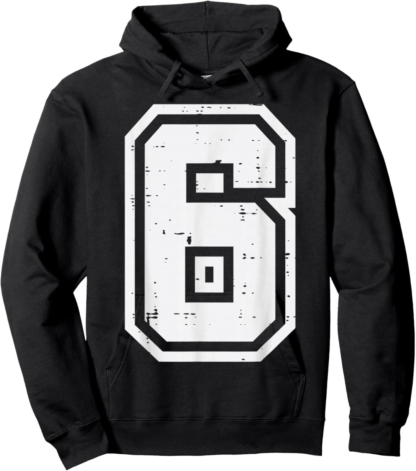 Number 6 Costume Halloween 67 Meme Men Women Kids Youth Teen Hoodie - Hoodie | Black