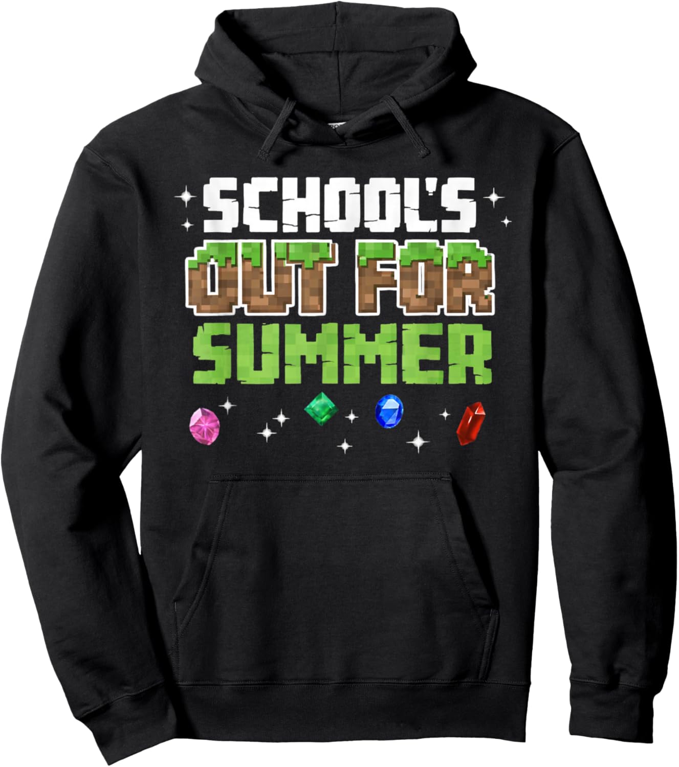 Gamer Last Day of School Schools Out for Summer Boy Kid Gift Hoodie - Hoodie | Black