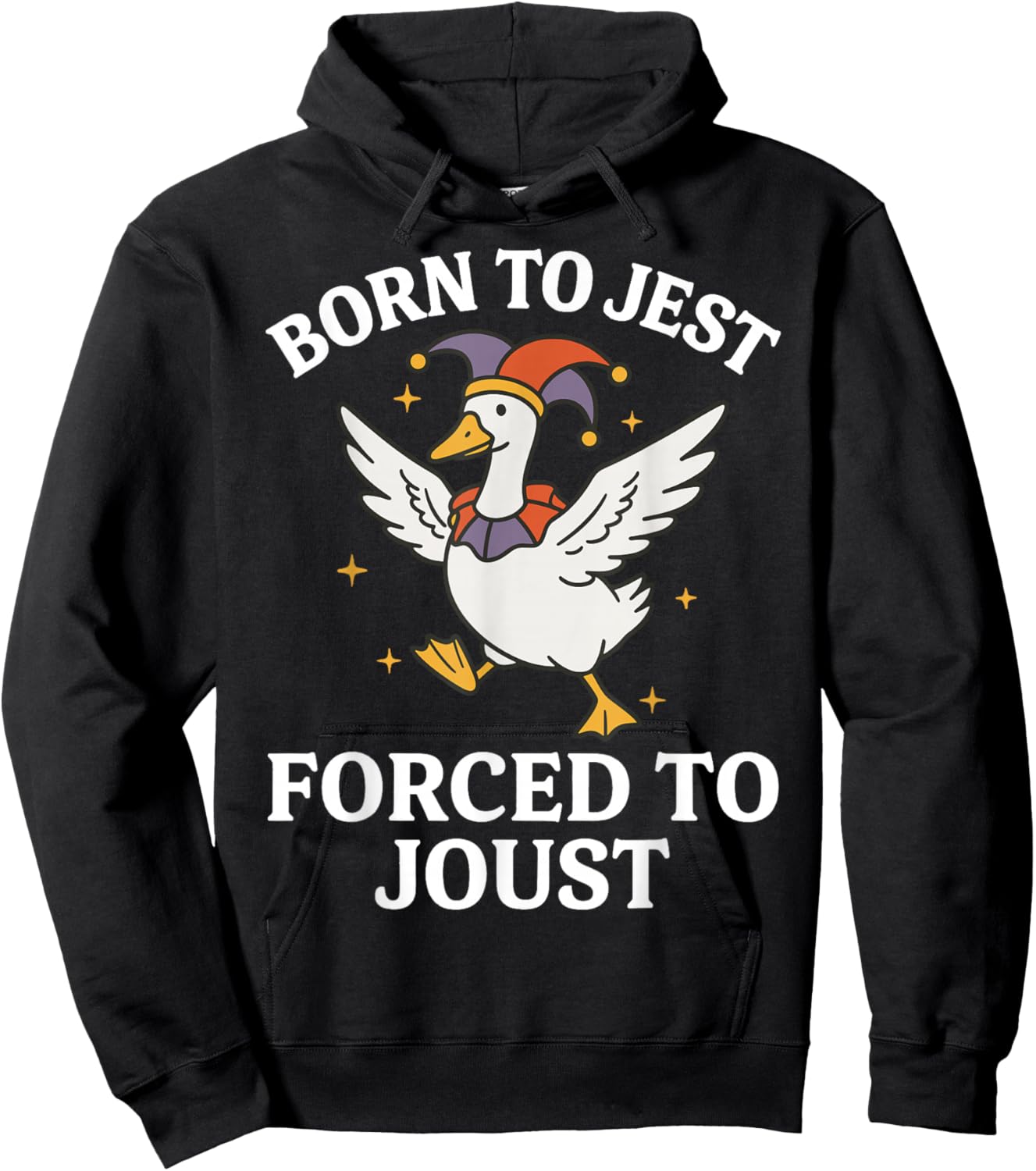 Born to Jest Forced to Joust Hoodie - Hoodie | Black