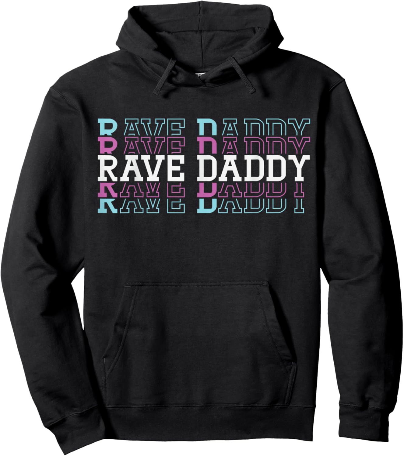 New Dad to Be EDM Expect Baby Dad Est First Time Rave Daddy Hoodie - Hoodie | Black