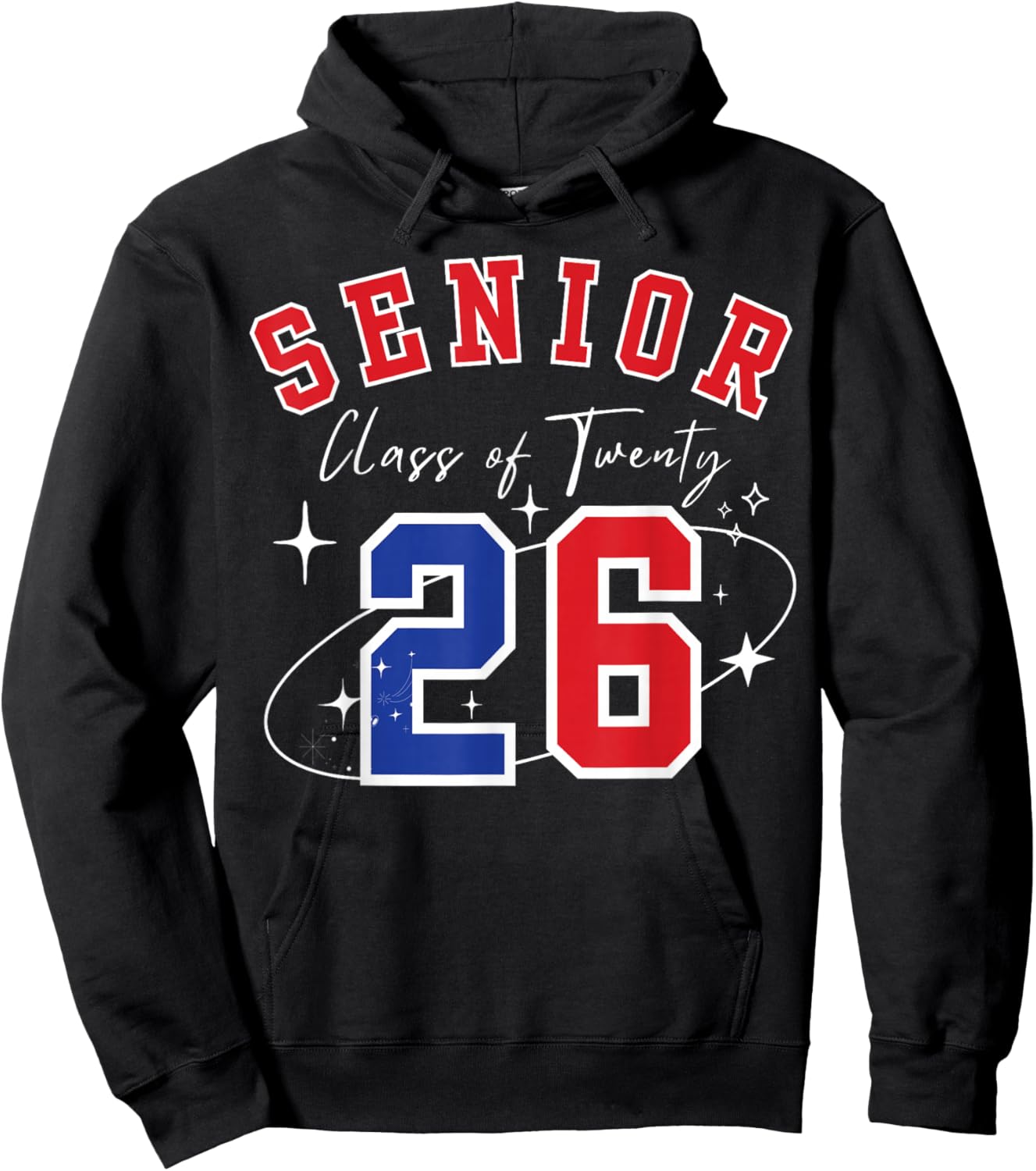 Senior 2026 Class of 2026 Graduation Hoodie - Hoodie | Black