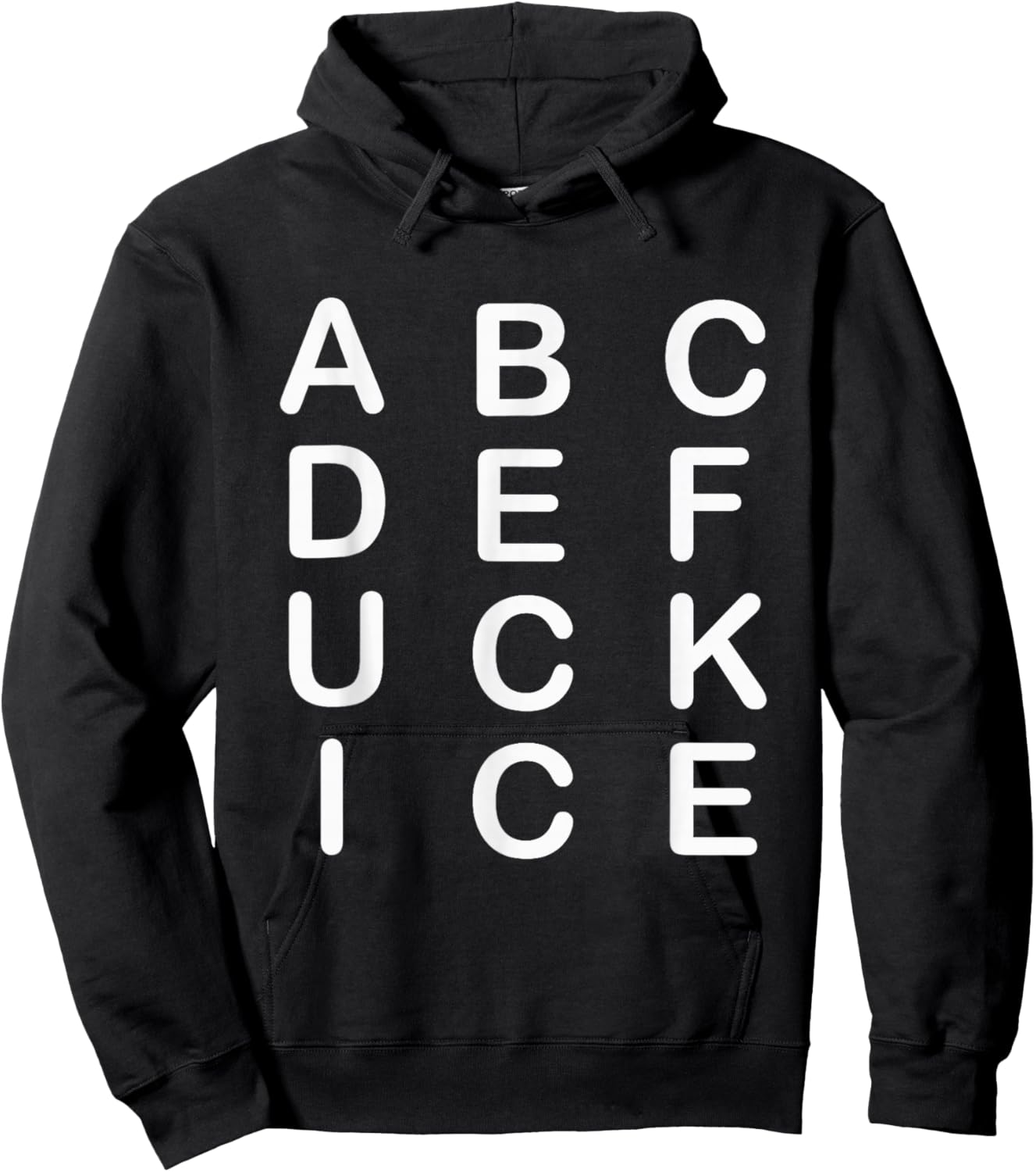 T-Shirt Hoodie - Hoodie | Black