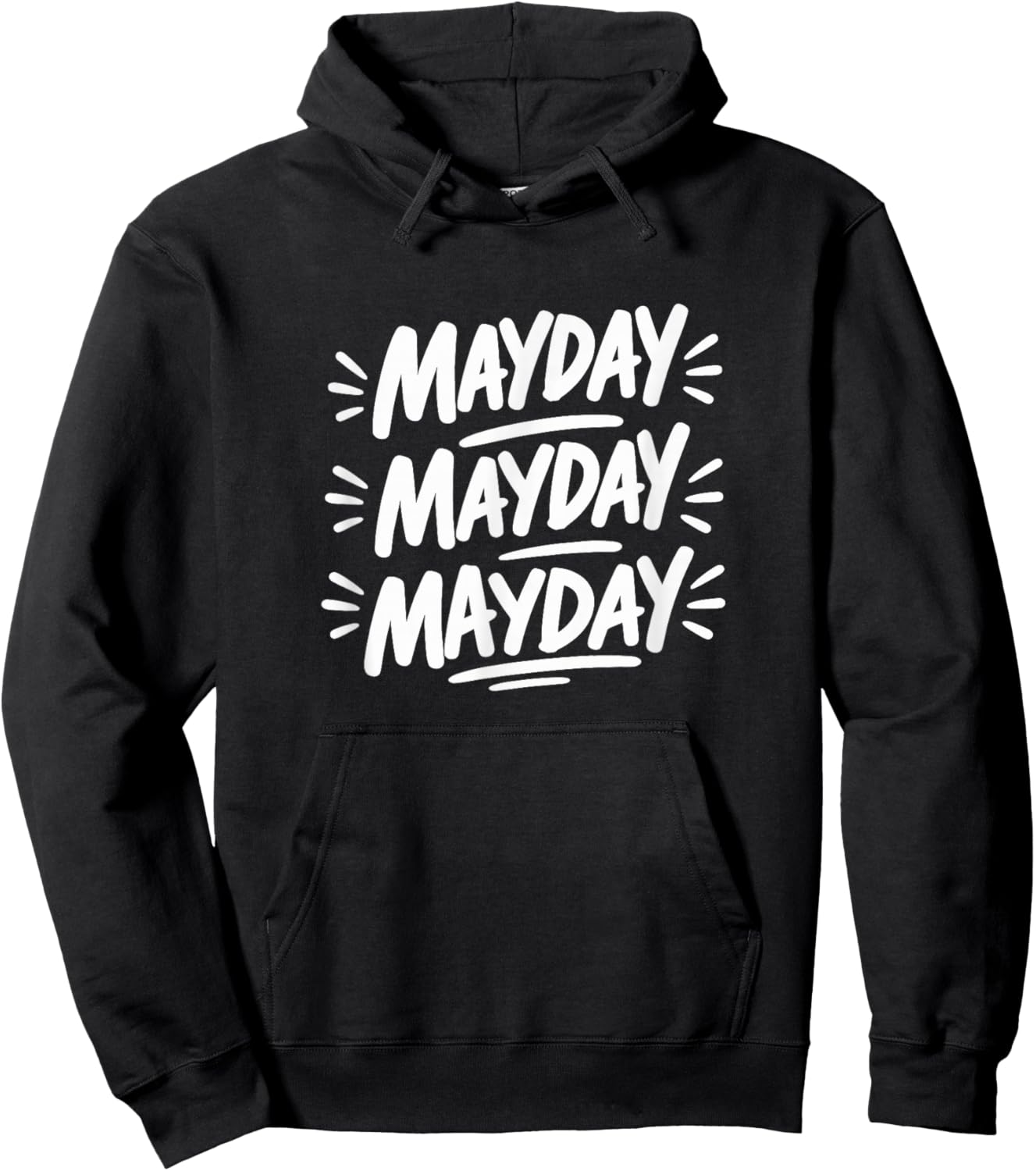 MayDay MayDay MayDay Hoodie - Hoodie | Black