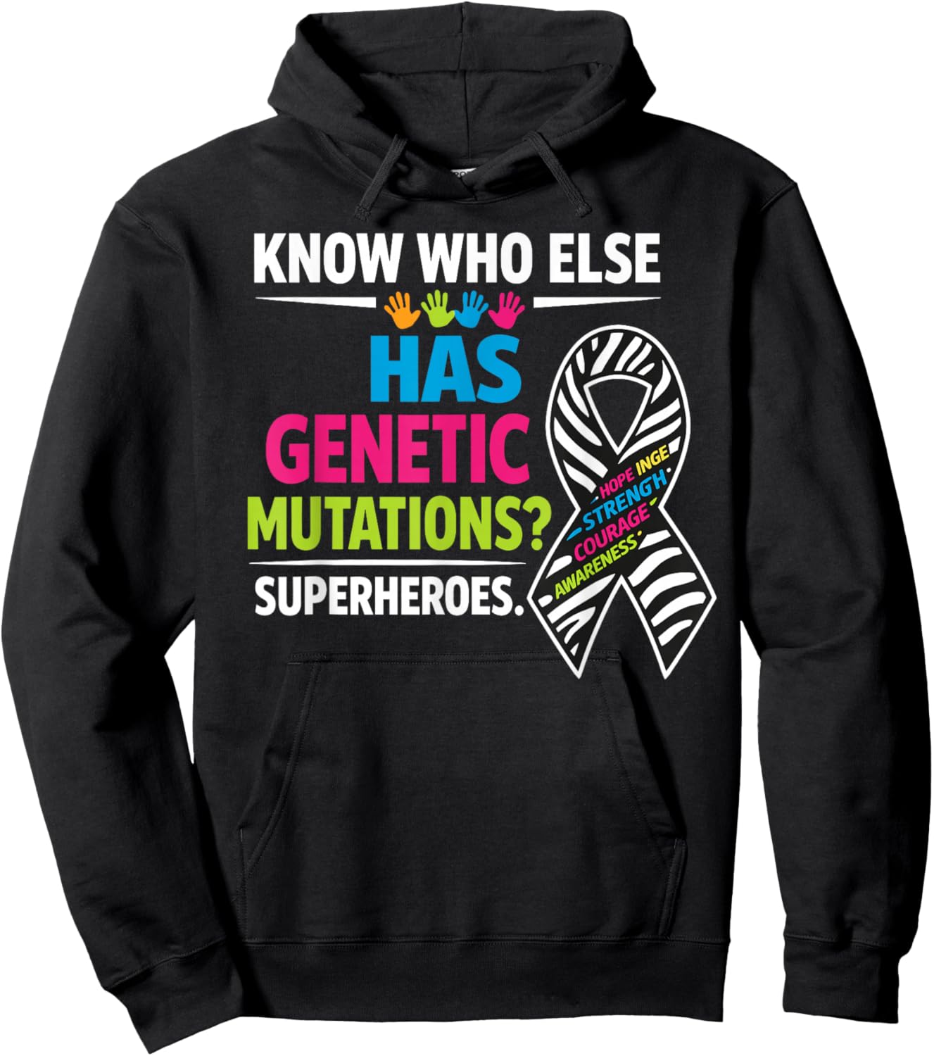 Rare Disease Awareness Hoodie - Hoodie | Black