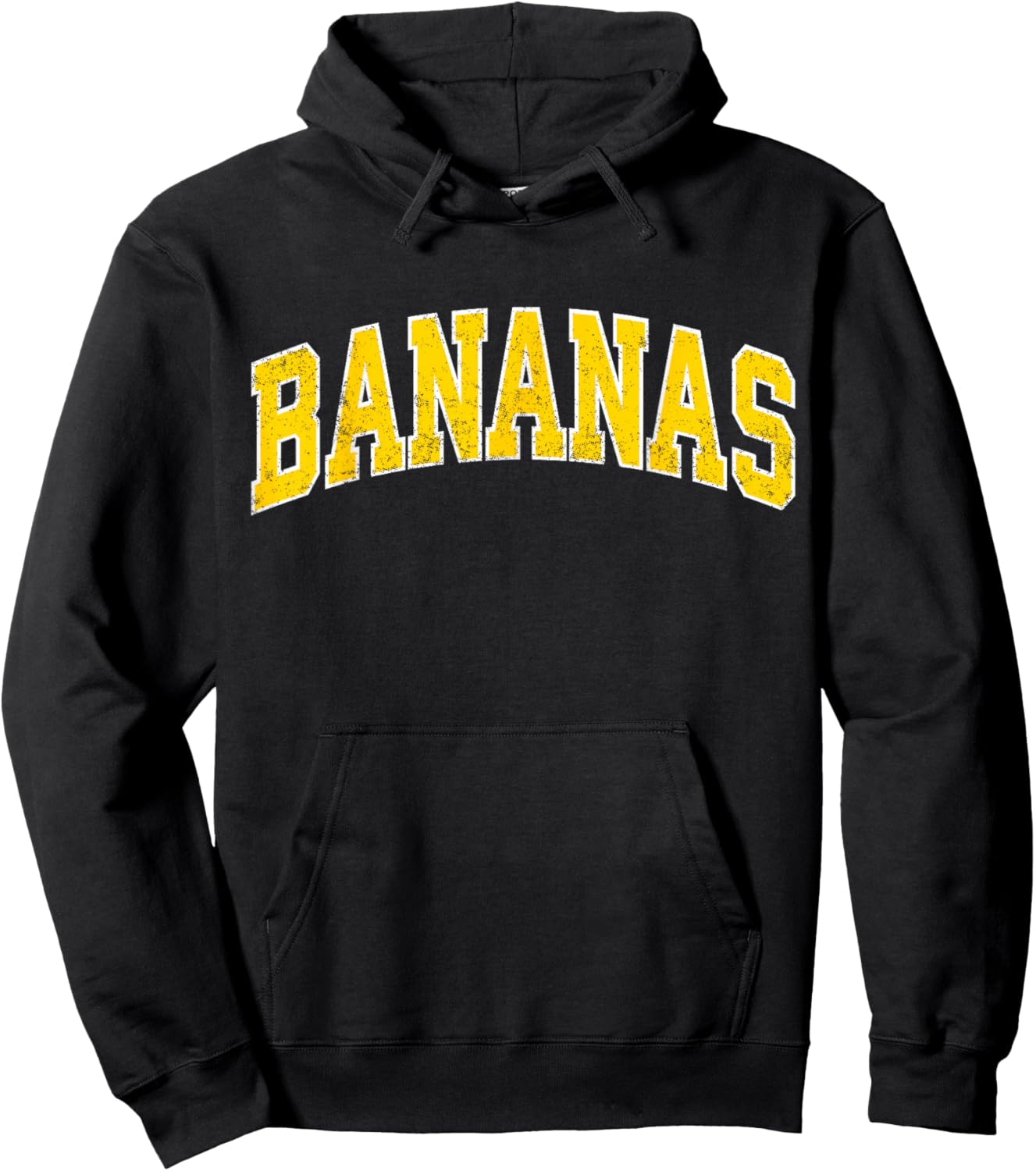 Banana Retro Throwback Popular Fruit Humor Bananas Hoodie - Hoodie | Black