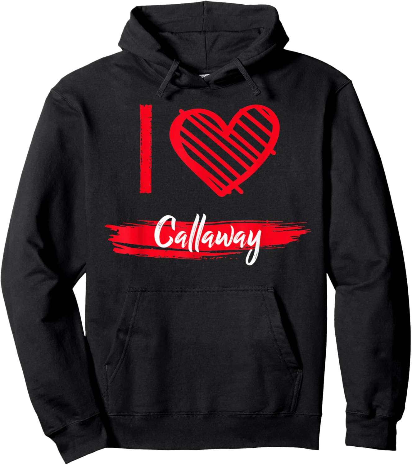 I Love Callaway County I Heart Callaway Hoodie - Hoodie | Black