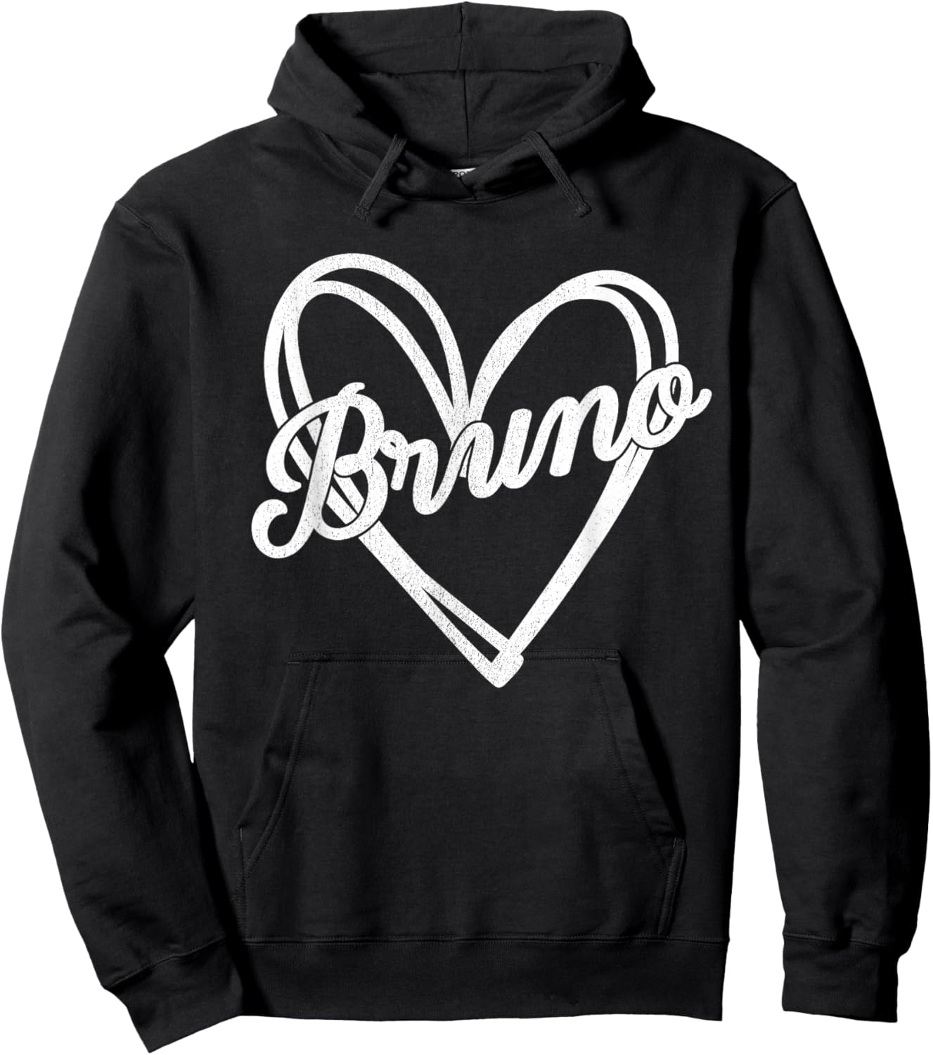Vintage Bruno Retro Classic Gifts Women Kids Hoodie - Hoodie | Black