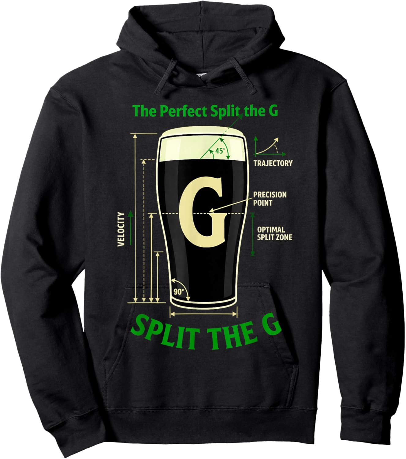 T-Shirt Hoodie - Hoodie | Black