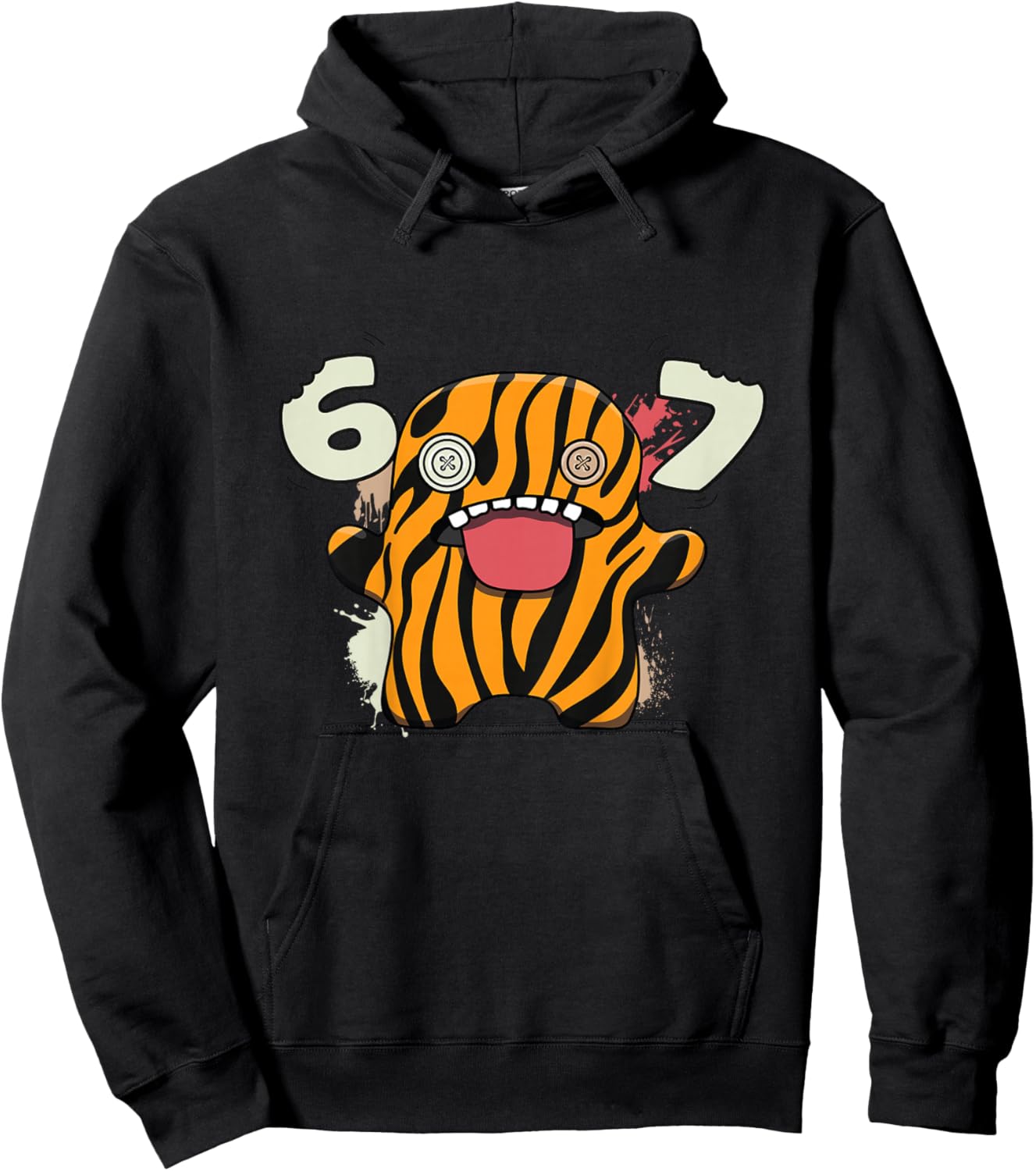 Fuggler 67 Meme Oogah Boogah Tiger Kids Hoodie - Hoodie | Black