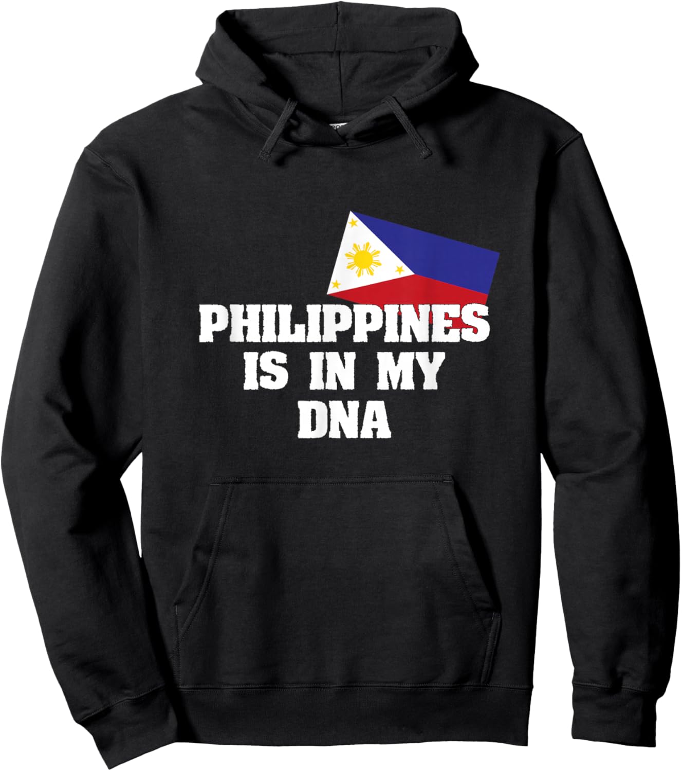 Philippines is in My DNA Filipino Hoodie - Hoodie | Black