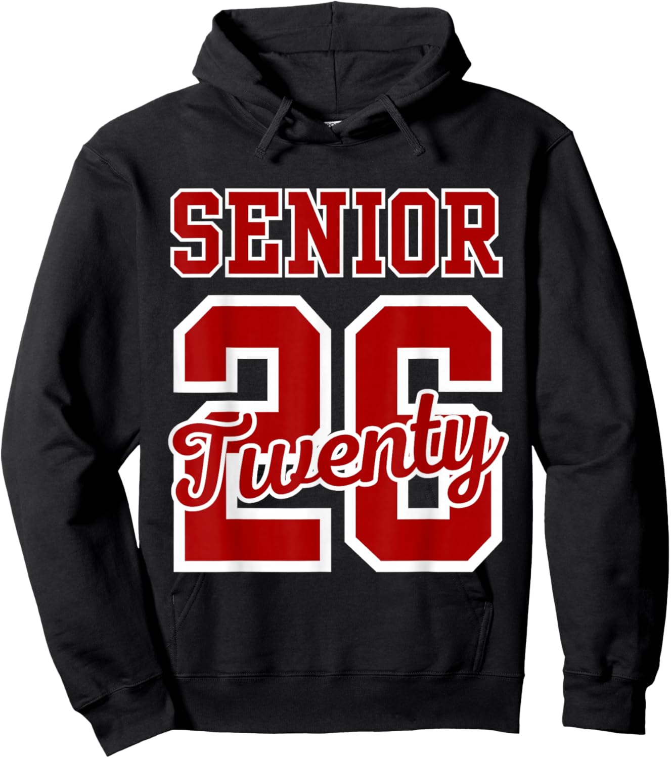 Class of 2026 Senior 2026 Senior Twenty 26 Graduation Men Hoodie - Hoodie | Black