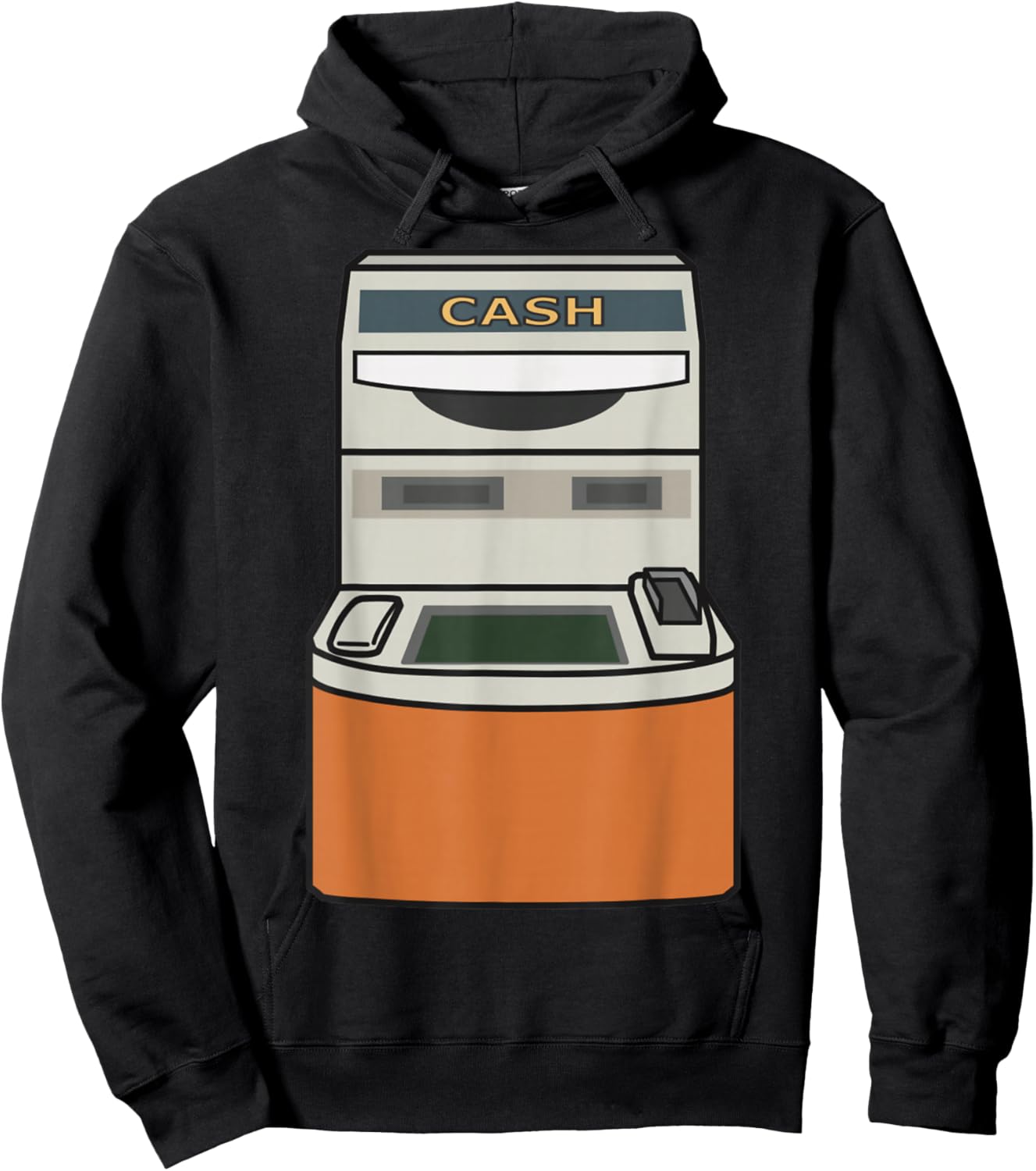 Funny ATM Machine Halloween Costume Hoodie - Hoodie | Black