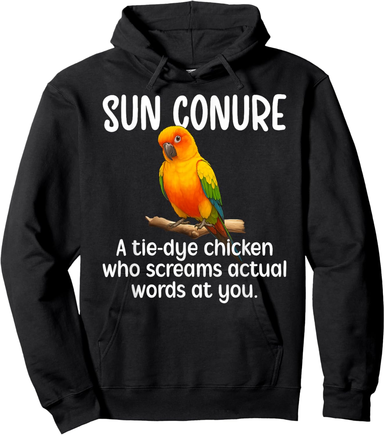 Sun Conure Definition Sun Conure Owner Sun Conure Lover Hoodie - Hoodie | Black