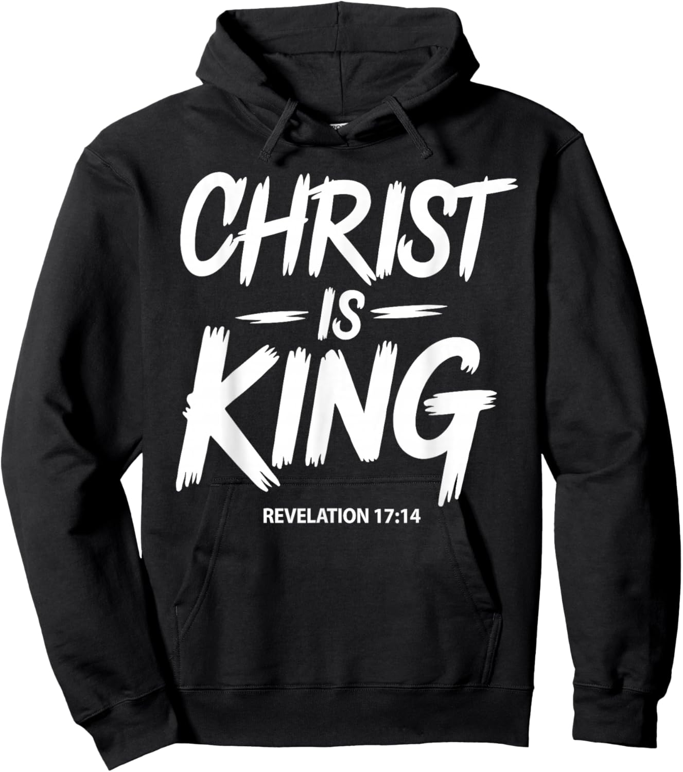 Christ is King Jesus Catholic Christian Christianity Hoodie - Hoodie | Black