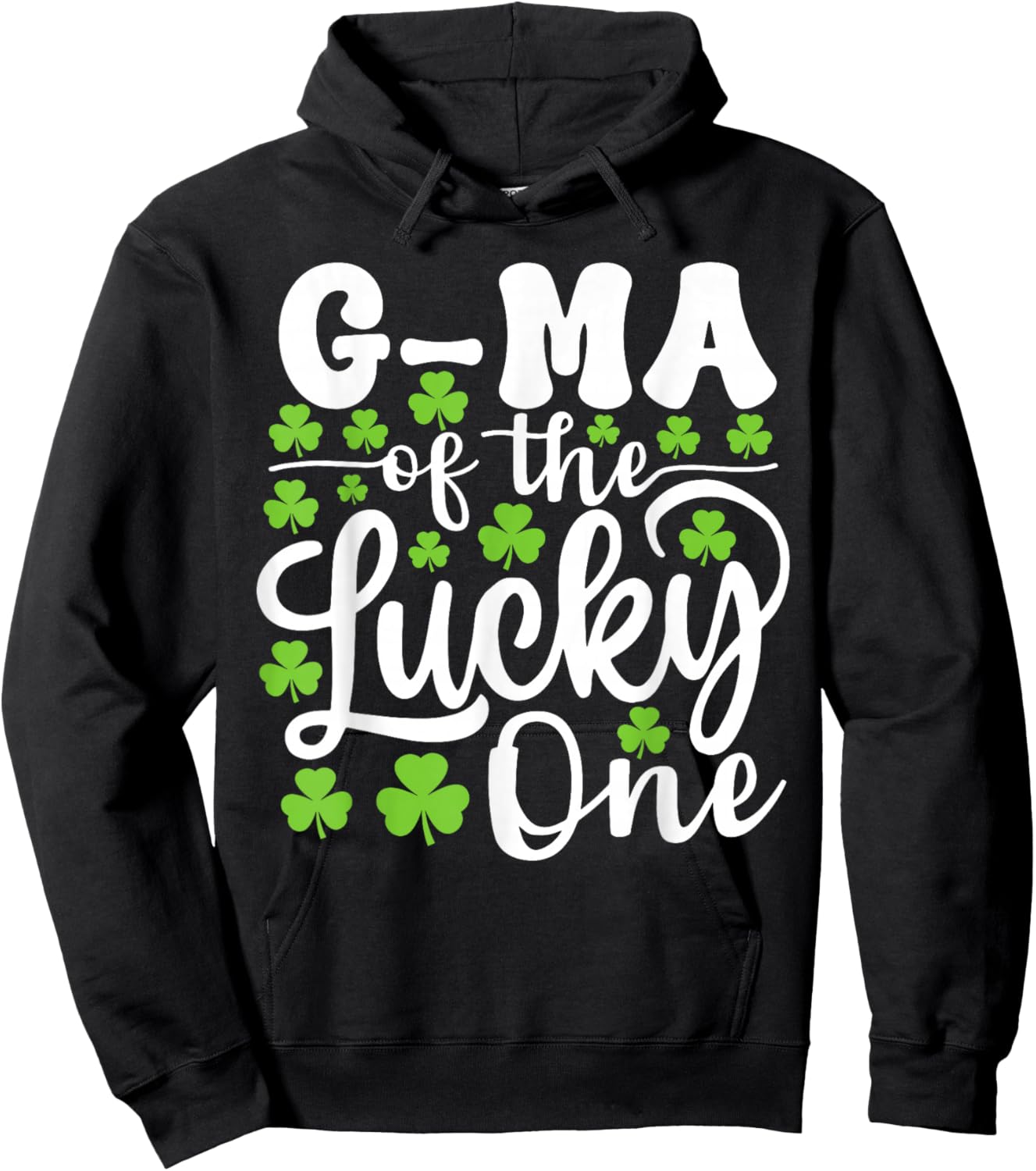 G-ma of The Lucky One First Birthday St Patrick's Day Hoodie - Hoodie | Black