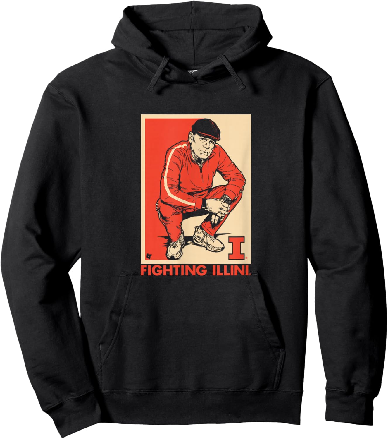 Brad Underwood - Track Suit Coach - Illinois Basketball Hoodie - Hoodie | Black