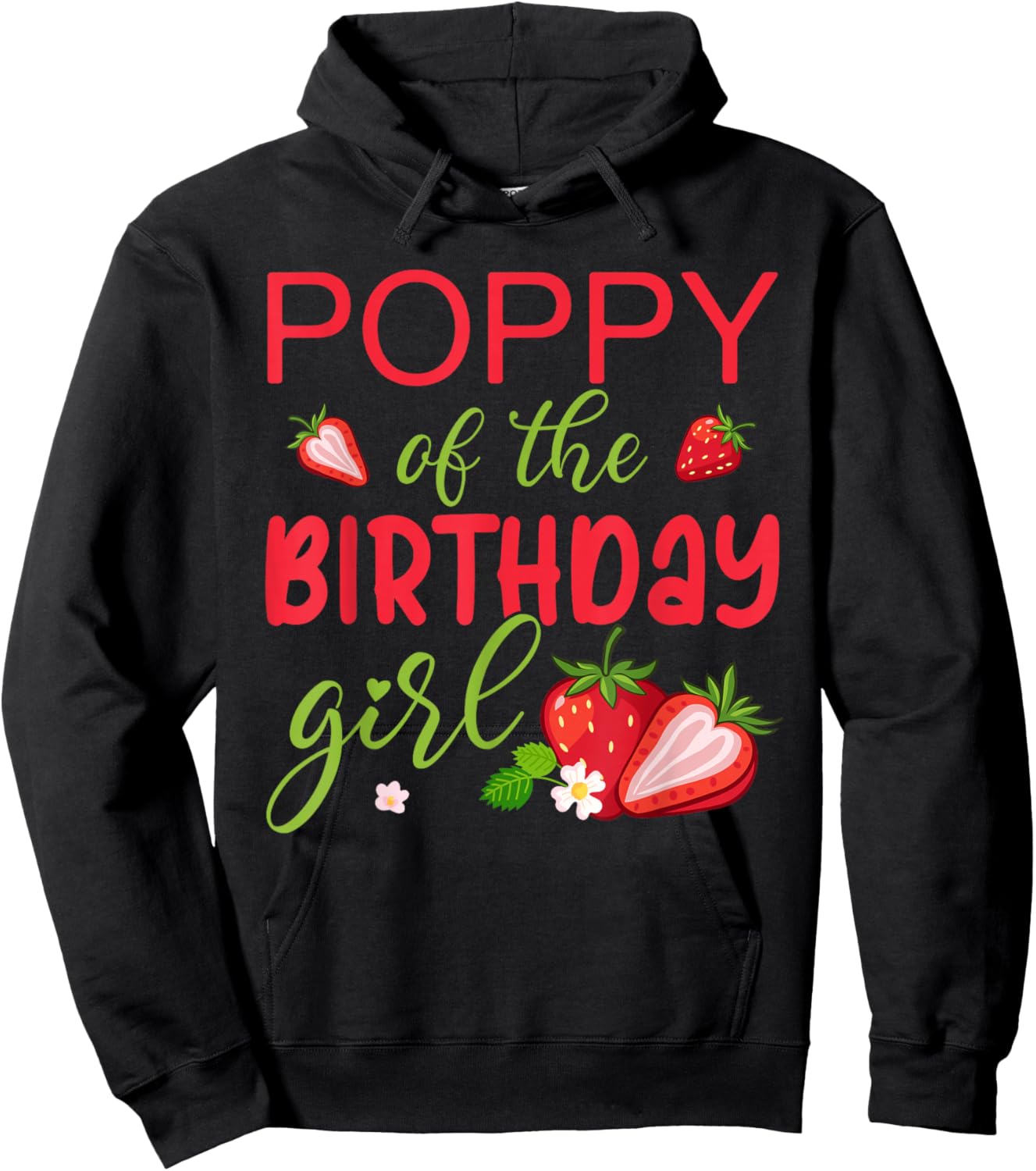 Poppy of The Birthday Girl Strawberry Hoodie - Hoodie | Black