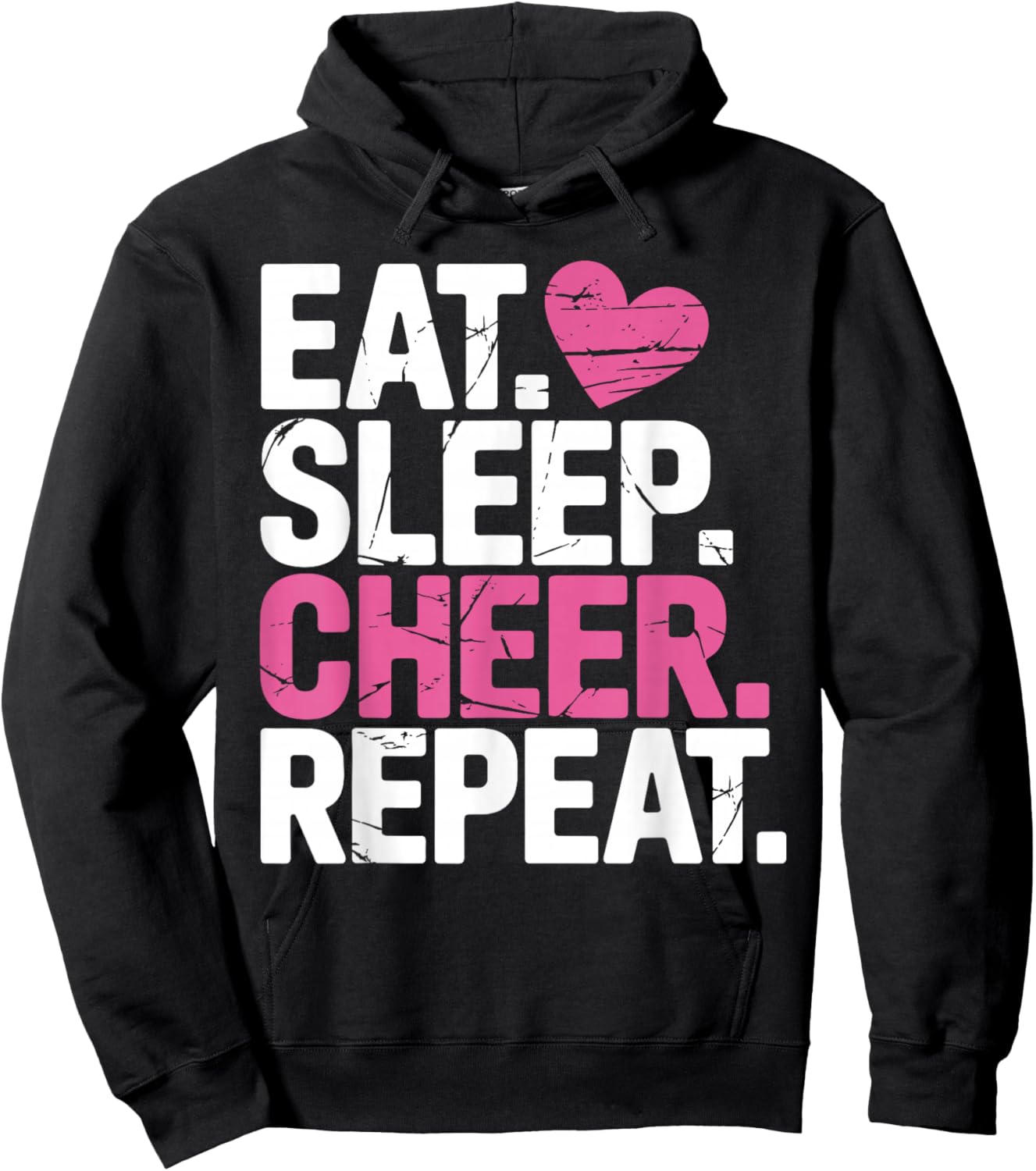Cool Cheerleading Art Women Kids Coach Cheerleader Hoodie - Hoodie | Black