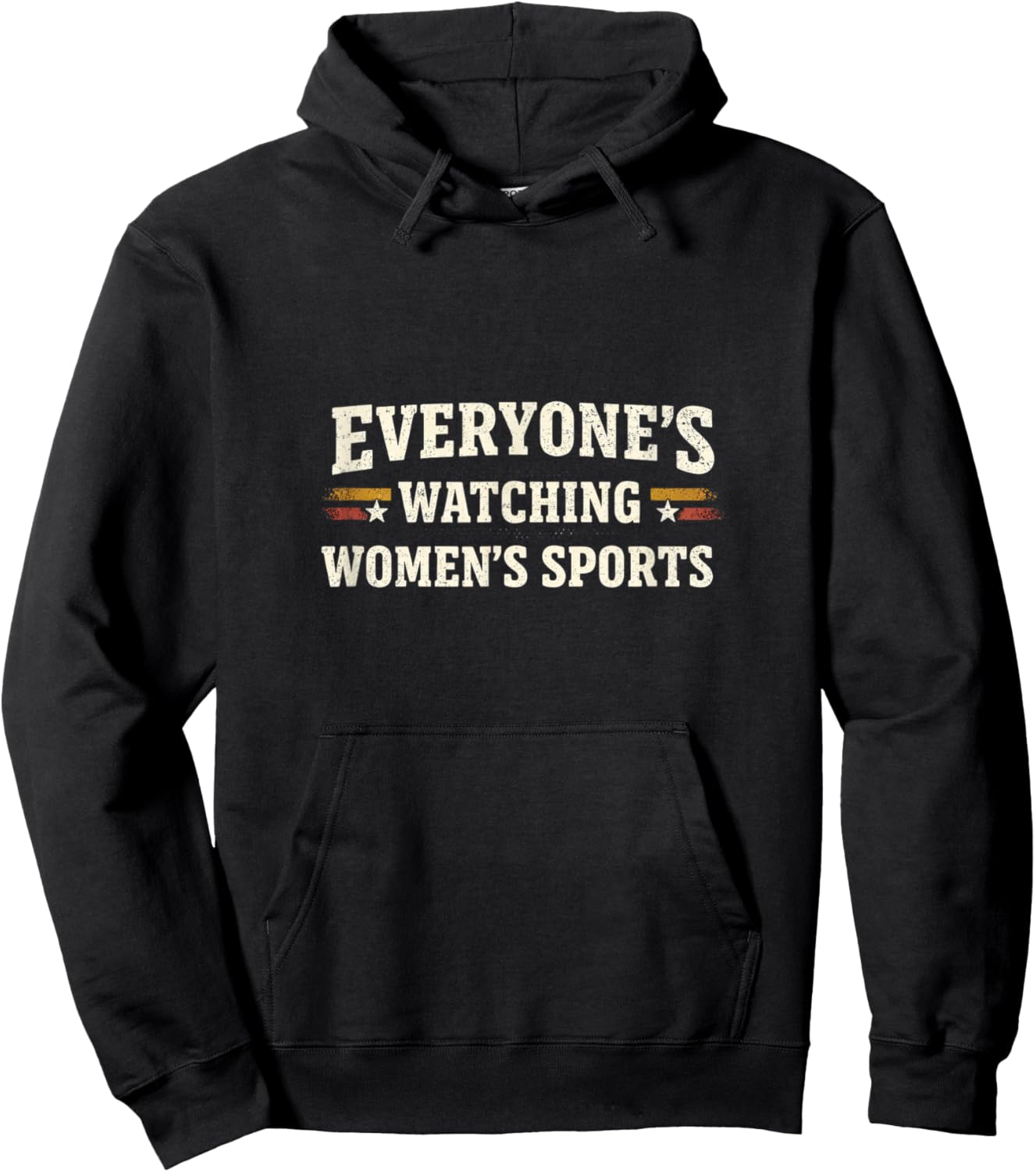 Everyone's Watching Women's Sports Vintage Hoodie - Hoodie | Black