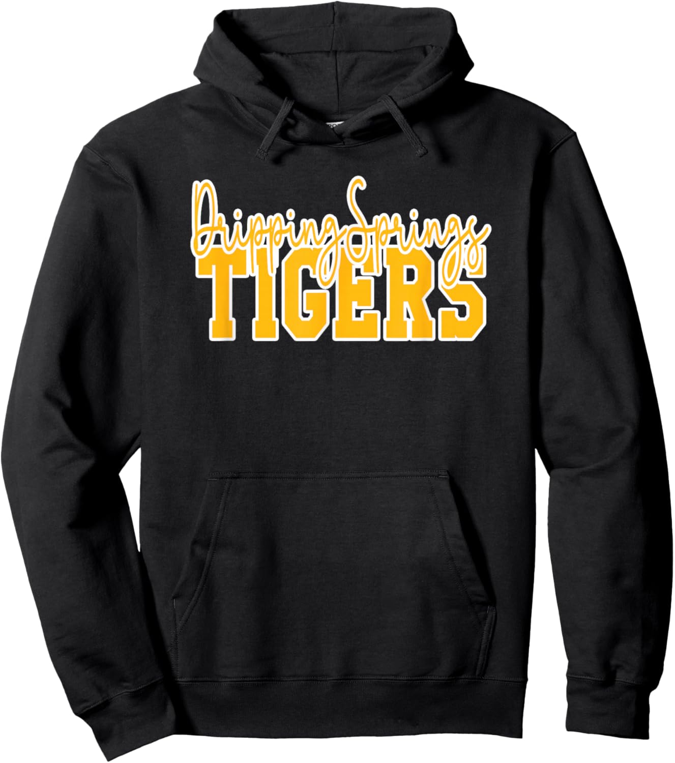 Dripping Springs High School Tigers Hoodie - Hoodie | Black