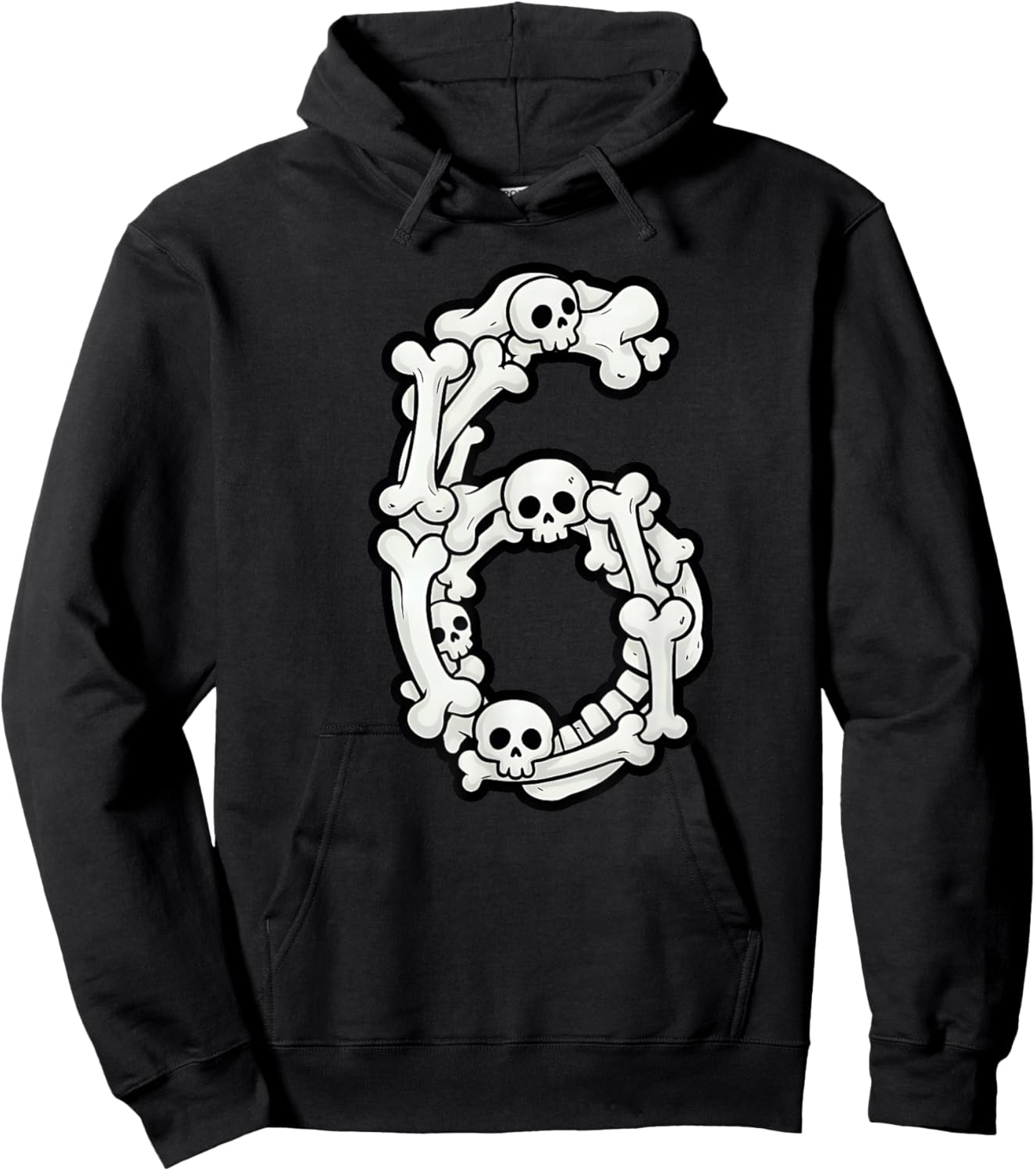 Funny 6 7 Bones Six Seven Couple Matching Halloween Costume Hoodie - Hoodie | Black