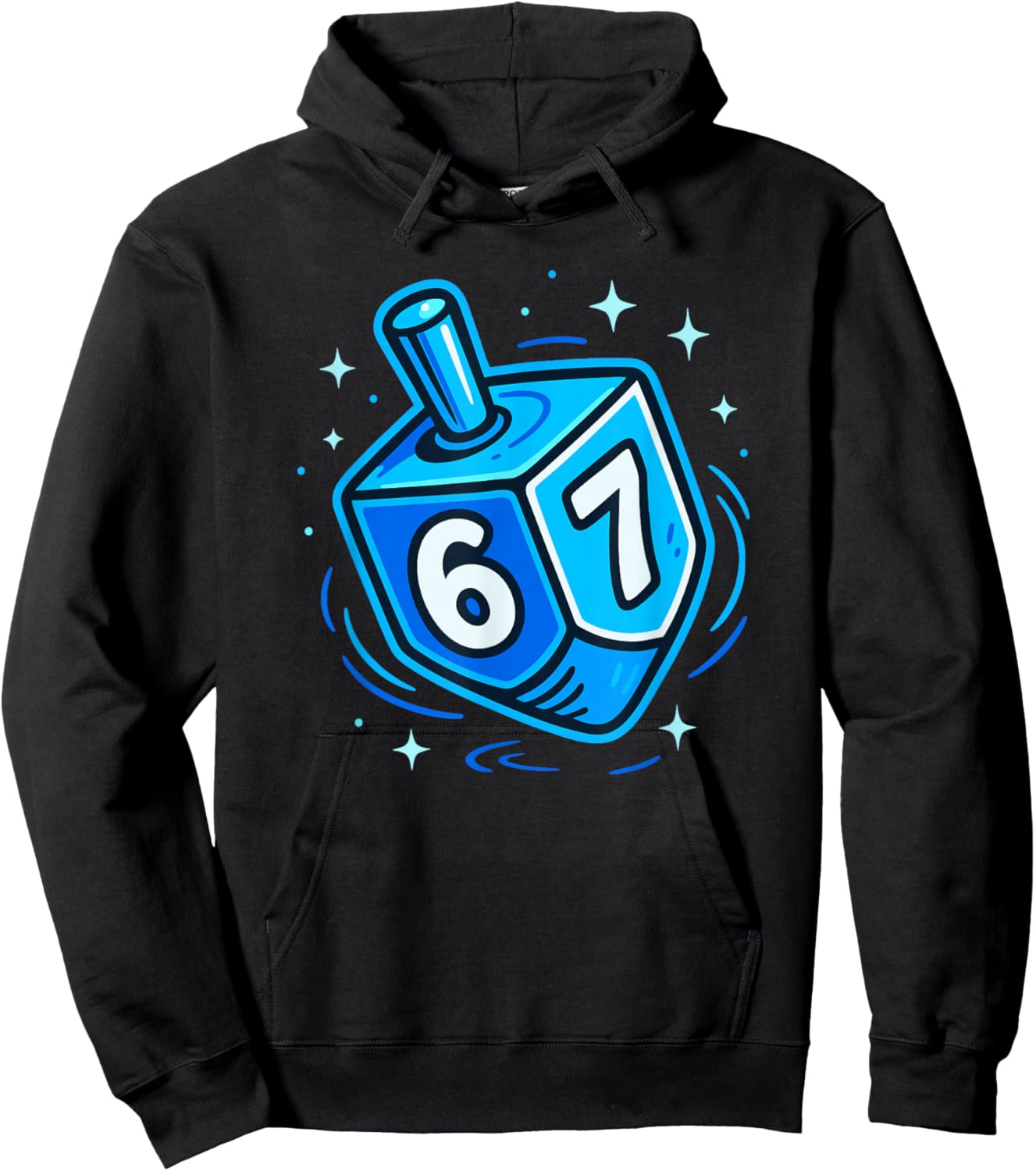 Hanukkah 67 Meme Chanukah Jewish Men Women Kids Hoodie - Hoodie | Black