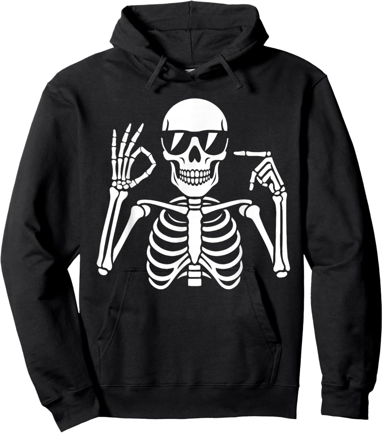 67 Skeleton Funny Six Seven Gen Alpha Halloween Meme Hoodie - Hoodie | Black