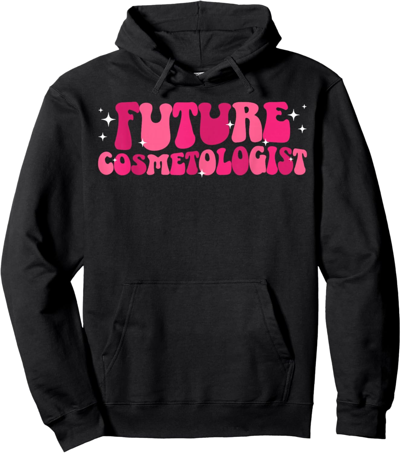 Future Cosmetologist to Be Groovy Cosmetology Student Hoodie - Hoodie | Black