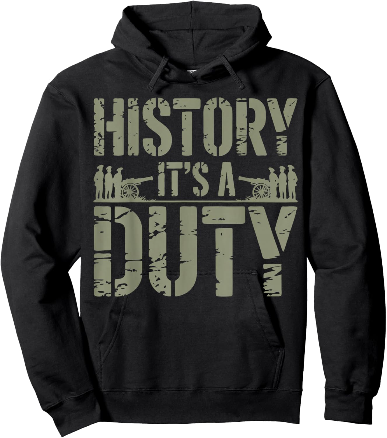 American History Civil War Reenactment Hoodie - Hoodie | Black