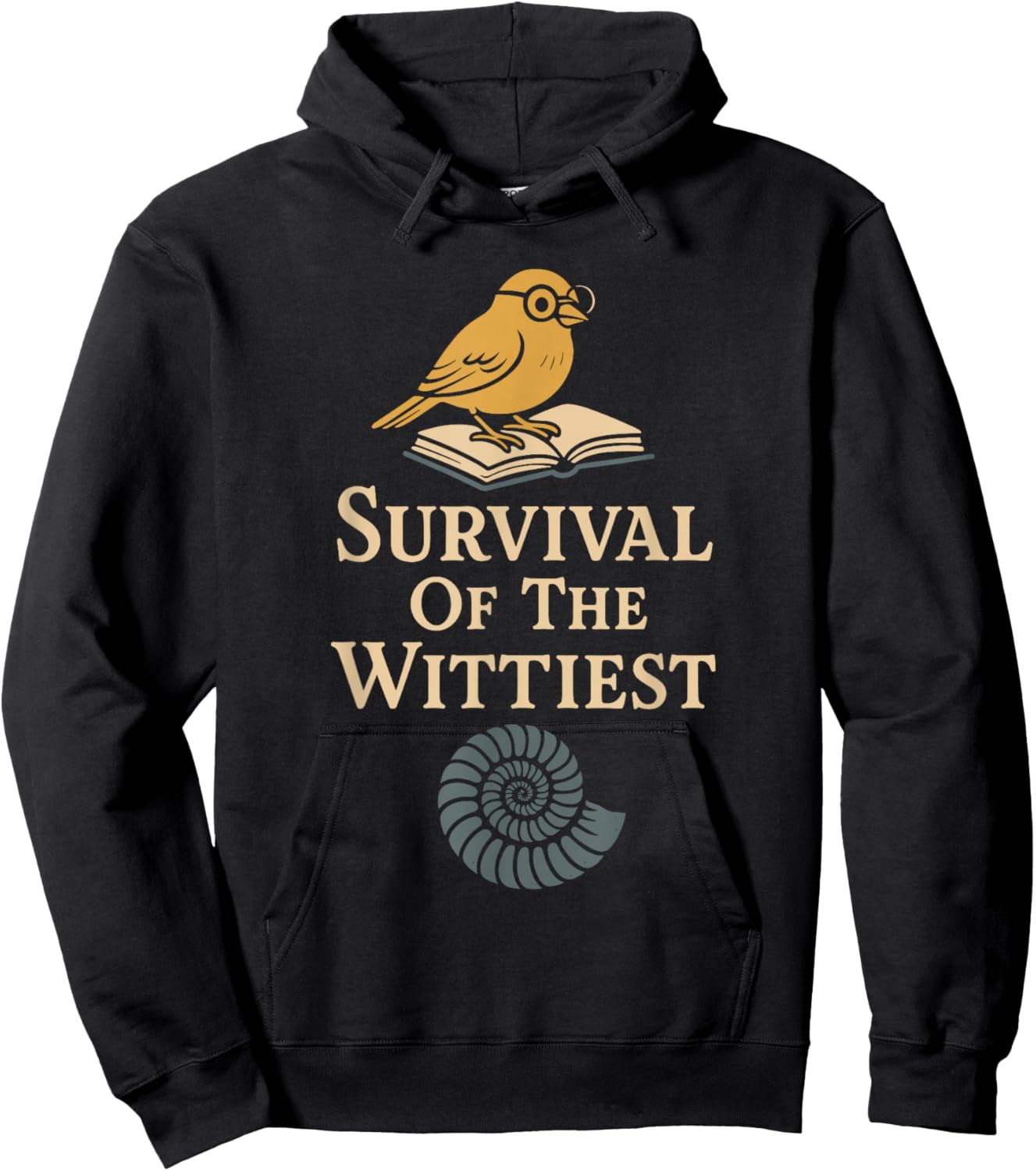 Charles Darwin Gift Natural Selection Science Quote Hoodie - Hoodie | Black