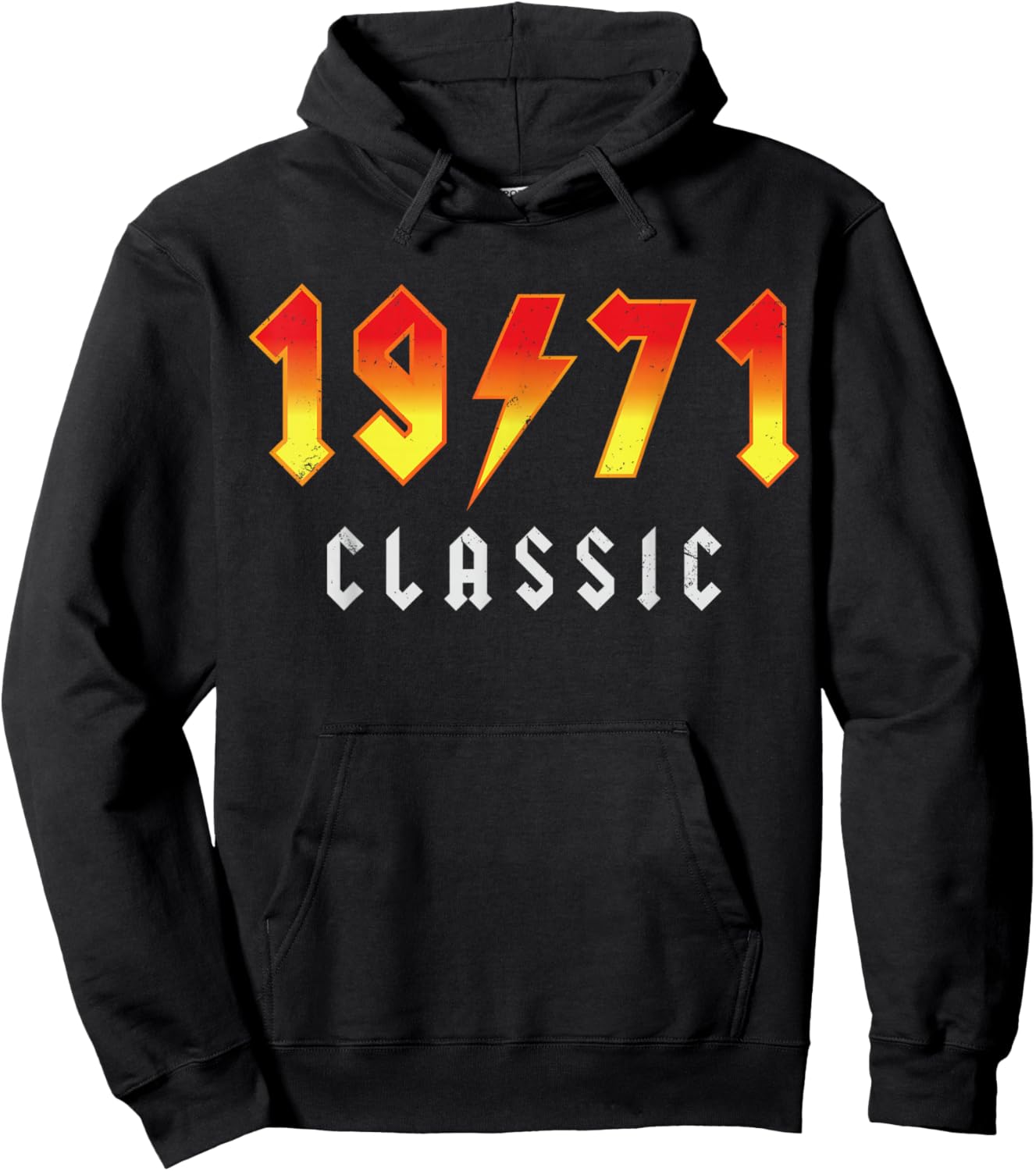 Classic 55 Birthday Decorations Men 55yr 1971 55th Birthday Hoodie - Hoodie | Black