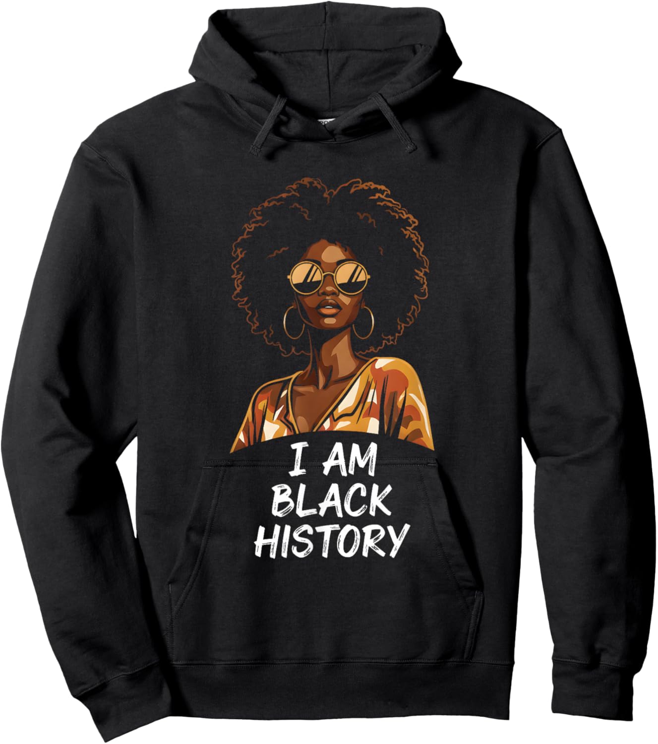 I Am Black History Africa Saying Black History Month Hoodie - Hoodie | Black