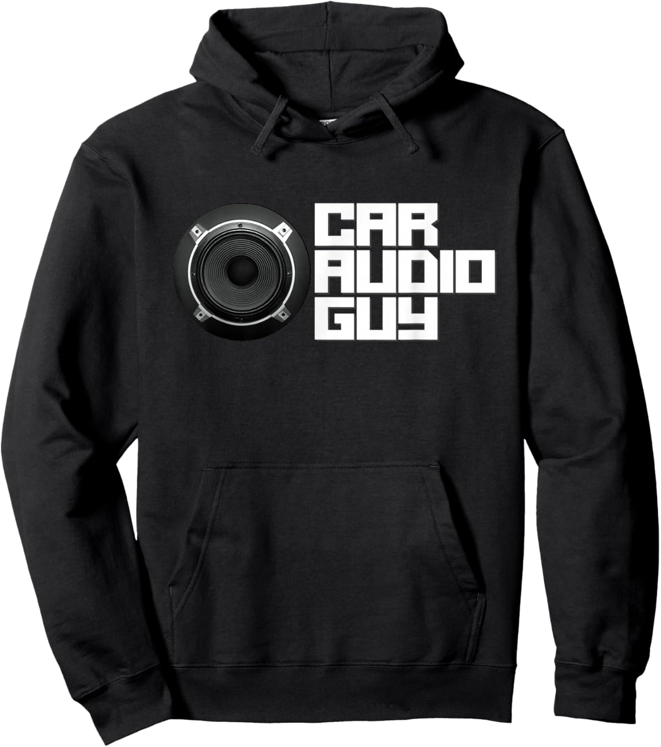 Car Audio Guy, Car Stereo Music Tuning Bass Subwoofer Hoodie - Hoodie | Black