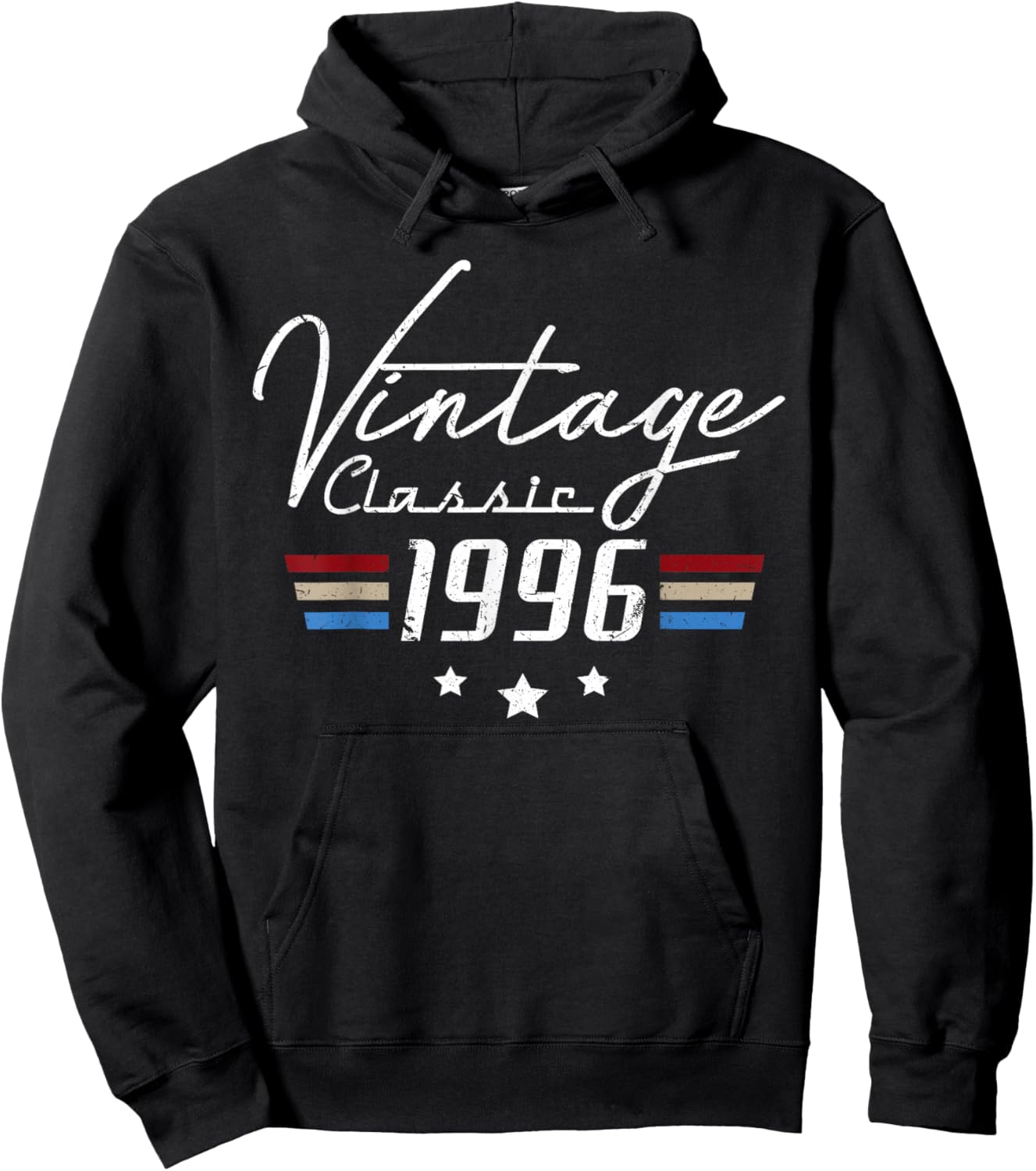 30 Year Old Gifts Men Vintage Classic Car 1996 30th Birthday Hoodie - Hoodie | Black