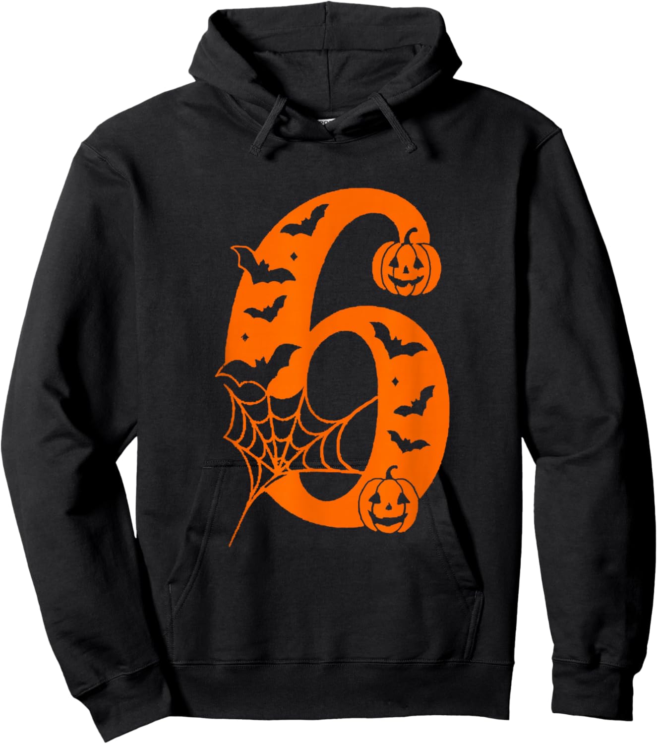 Number 6 Funny Meme Saying 6 7 Six Seven Halloween Costume Hoodie - Hoodie | Black