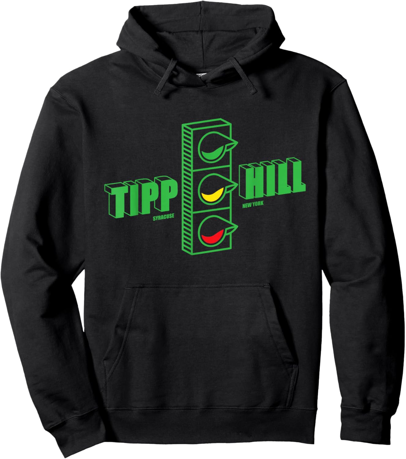 TIPP Hill Upside Down Traffic Light Hoodie - Hoodie | Black