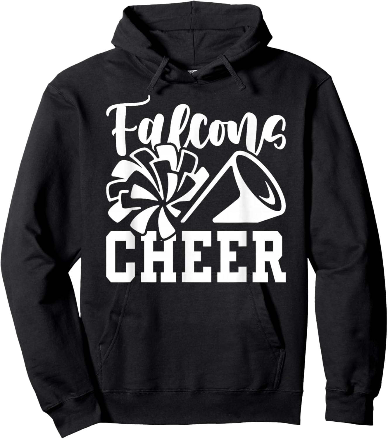 Cheer Falcons Back to School Spirit Hoodie - Hoodie | Black